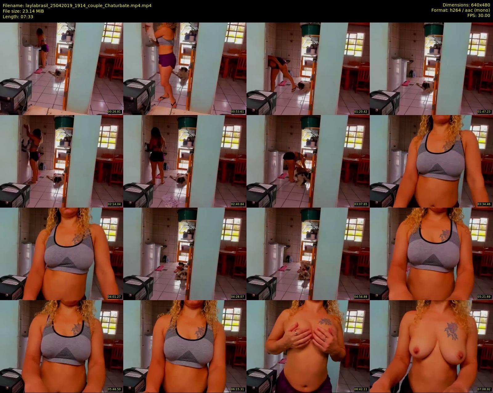 laylabrasil — 8 minute Chaturbate female cam show recording, 480p, Apr 25, 2019