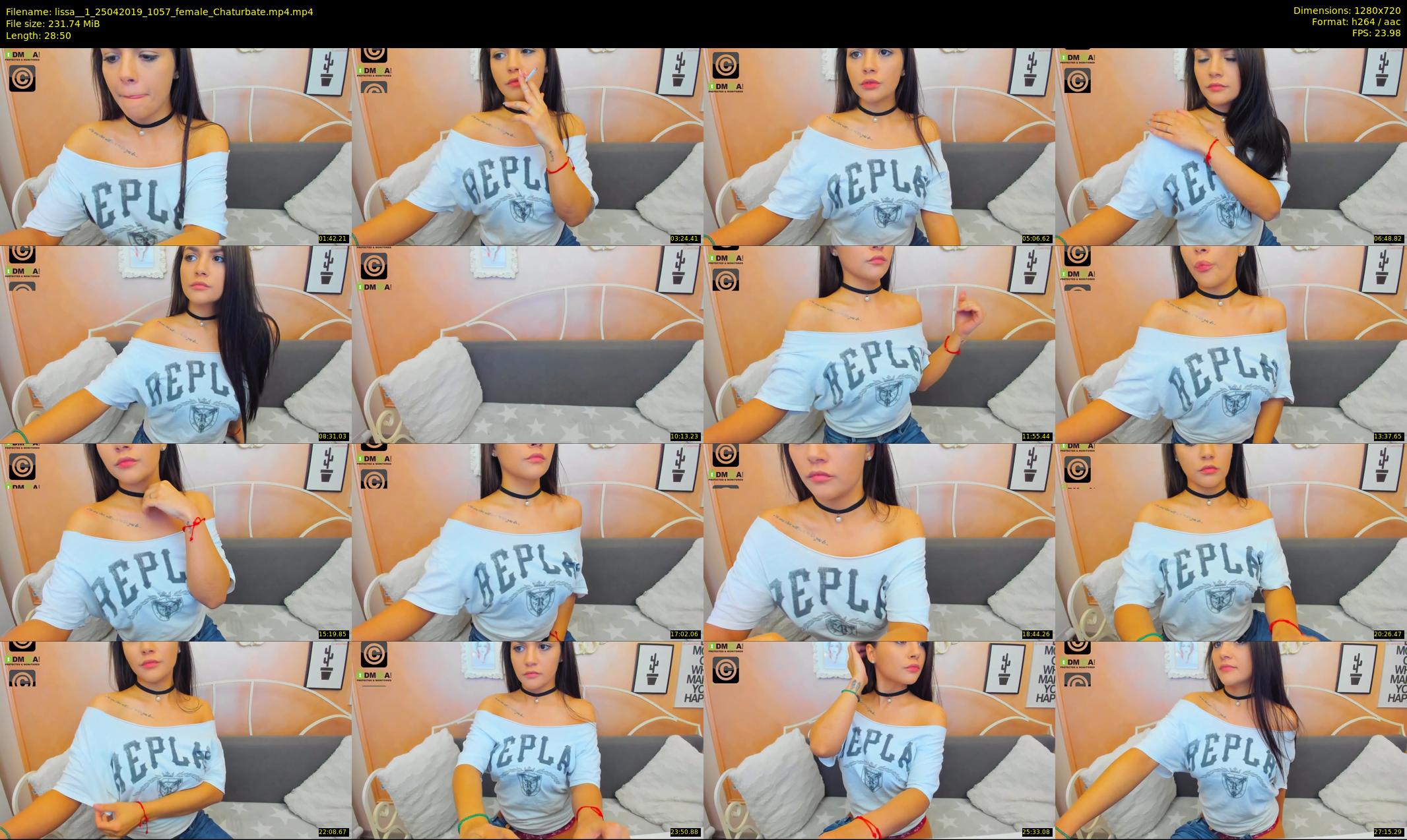 lissa__1 — 29 minute Chaturbate female cam show recording, 720p, Apr 25, 2019