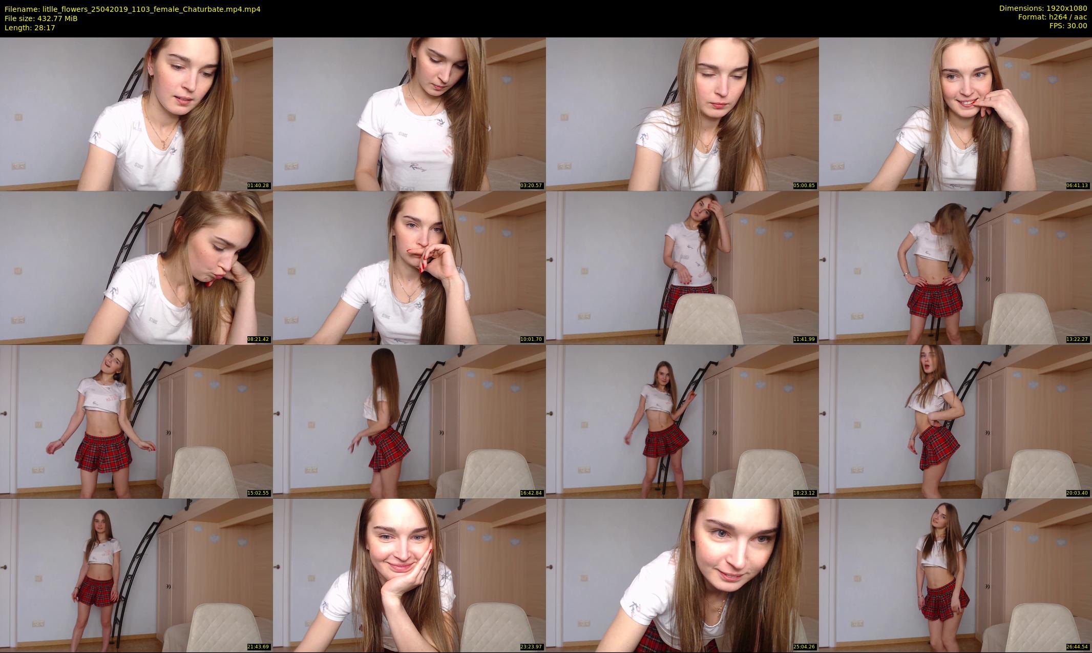 litlle_flowers — 29 minute Chaturbate female cam show recording, 1080p, Apr 25, 2019
