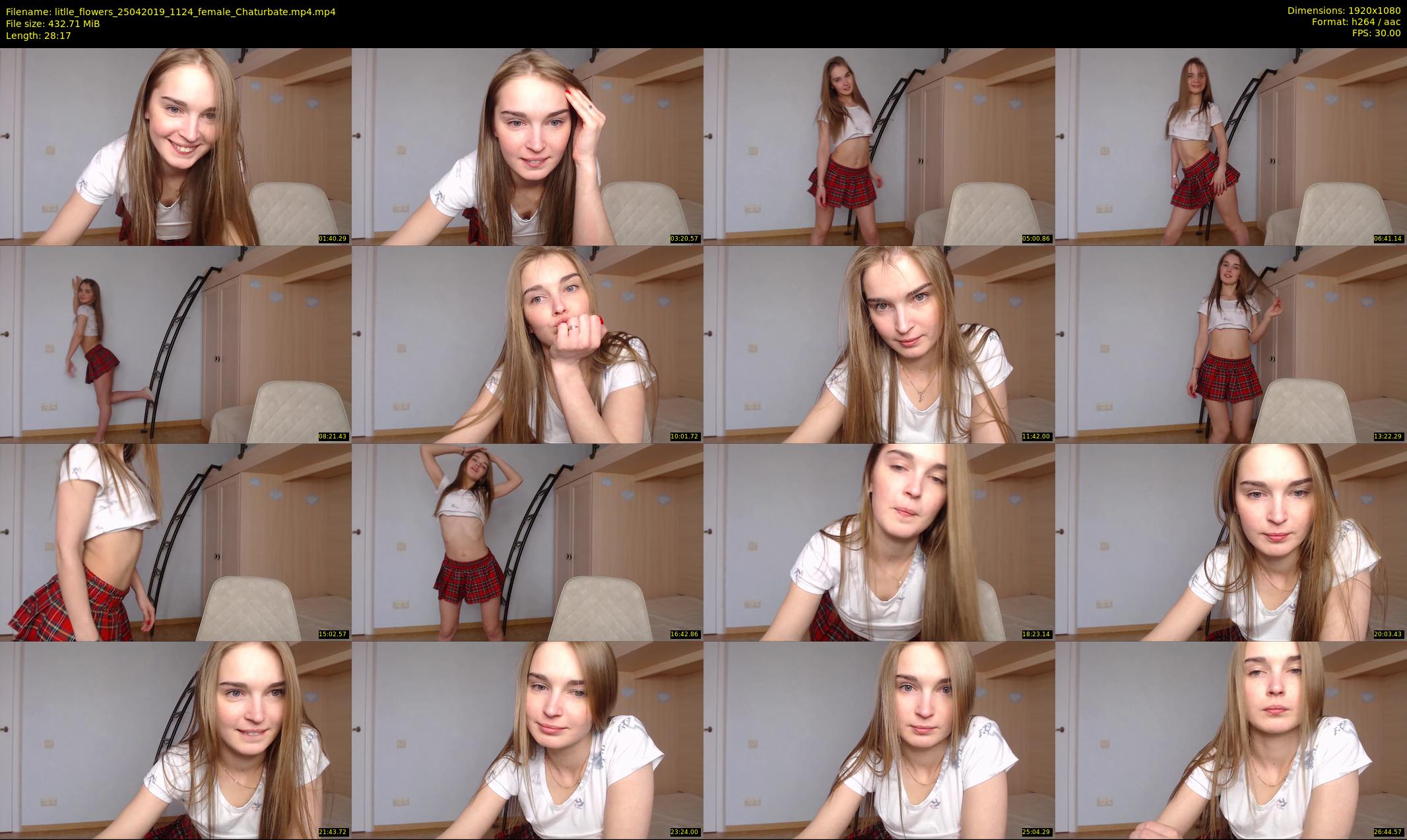 litlle_flowers — 29 minute Chaturbate female cam show recording, 1080p, Apr 25, 2019