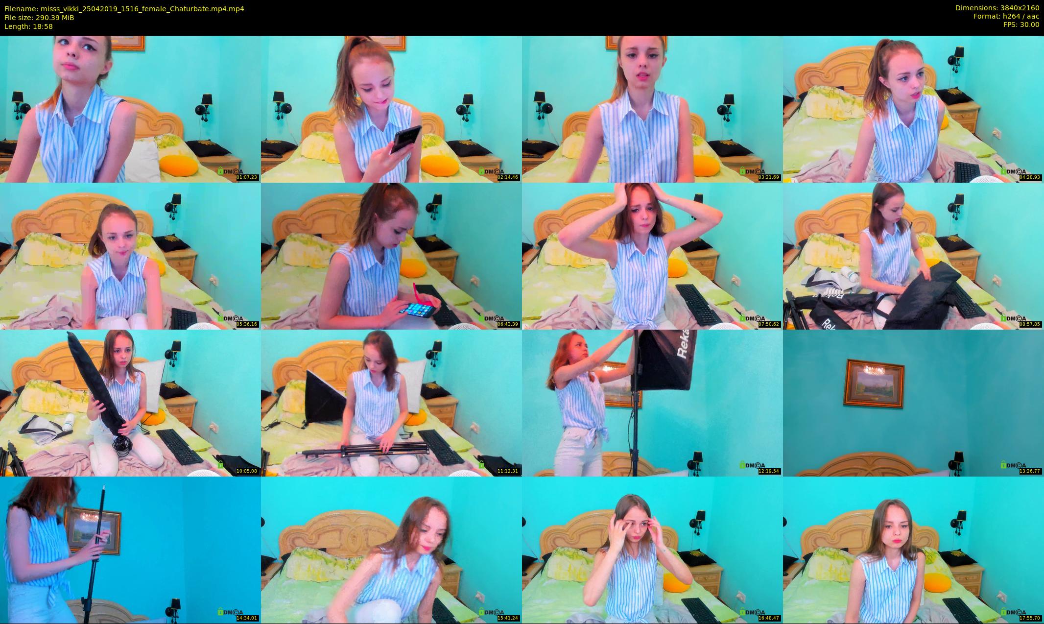 misss_vikki — 19 minute Chaturbate female cam show recording, 4K, Apr 25, 2019