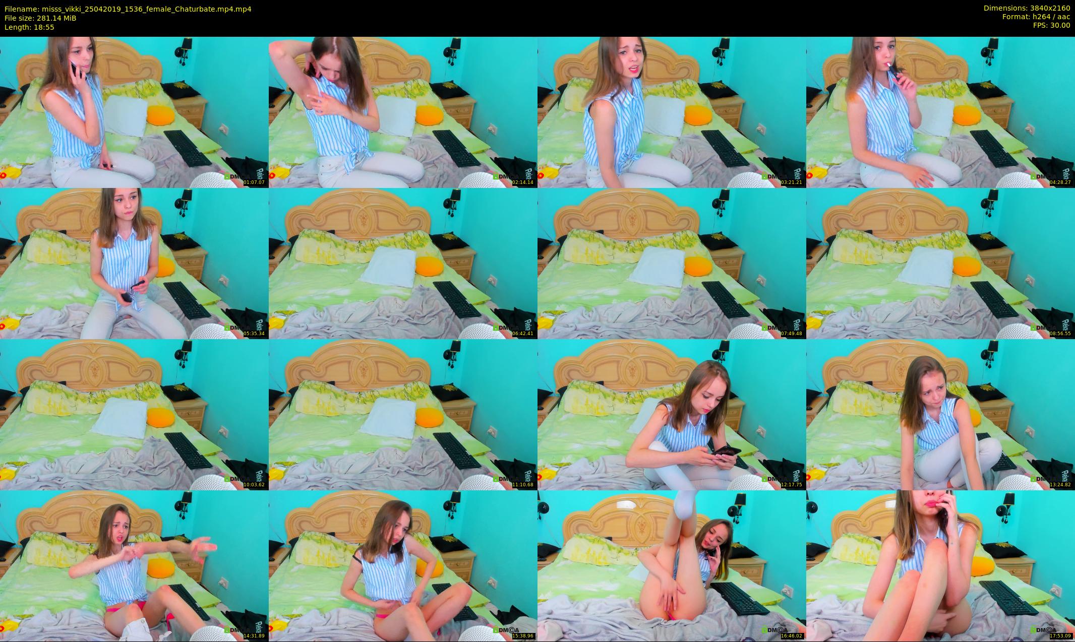 misss_vikki — 19 minute Chaturbate female cam show recording, 4K, Apr 25, 2019