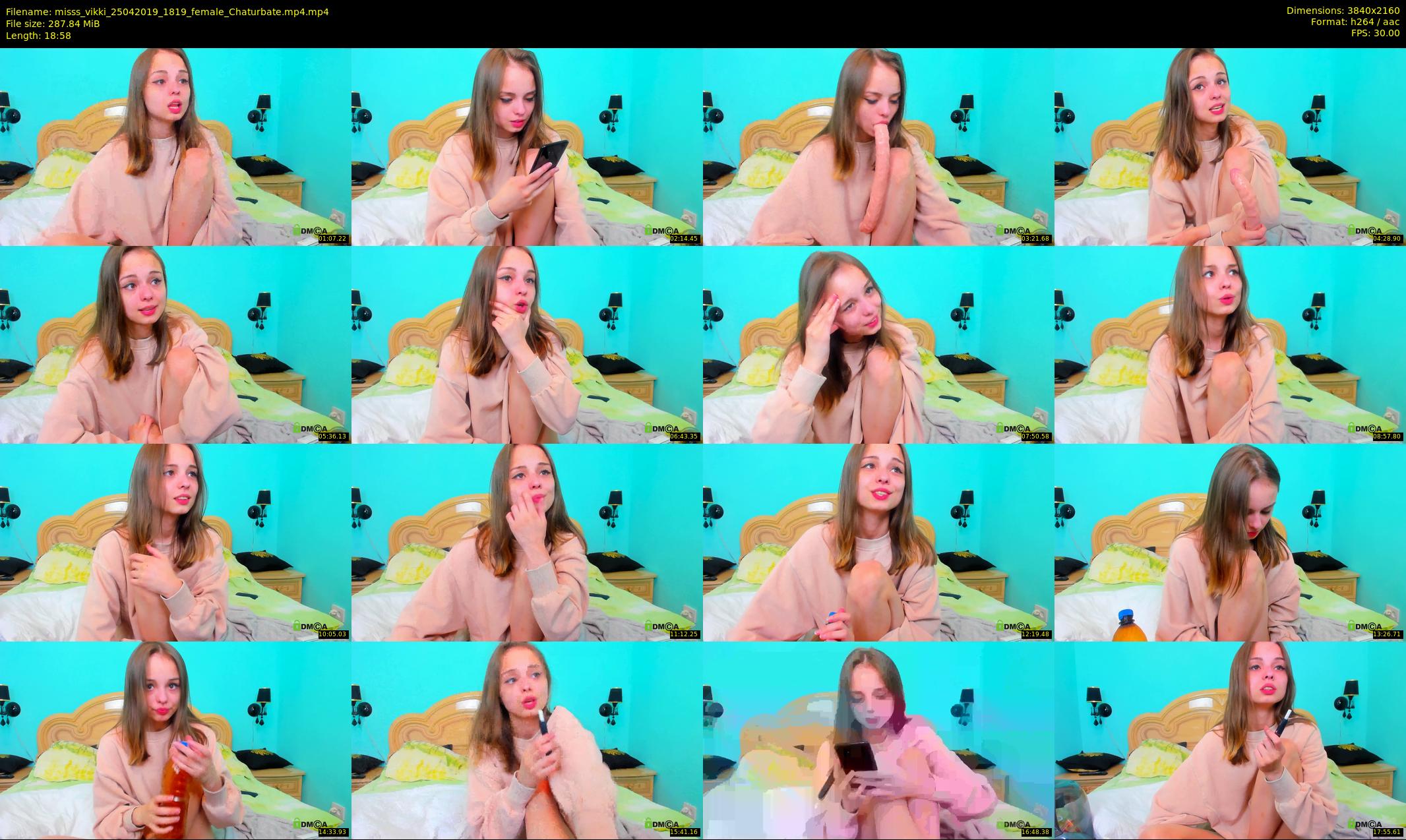 misss_vikki — 19 minute Chaturbate female cam show recording, 4K, Apr 25, 2019