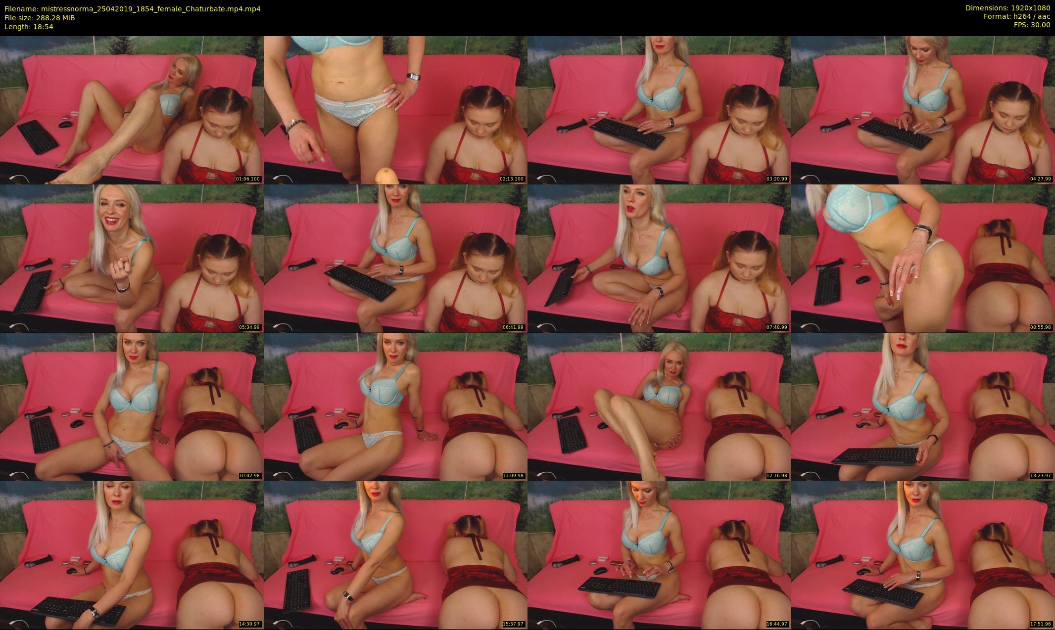 mistressnorma — 19 minute Chaturbate female cam show recording, 1080p, Apr 25, 2019