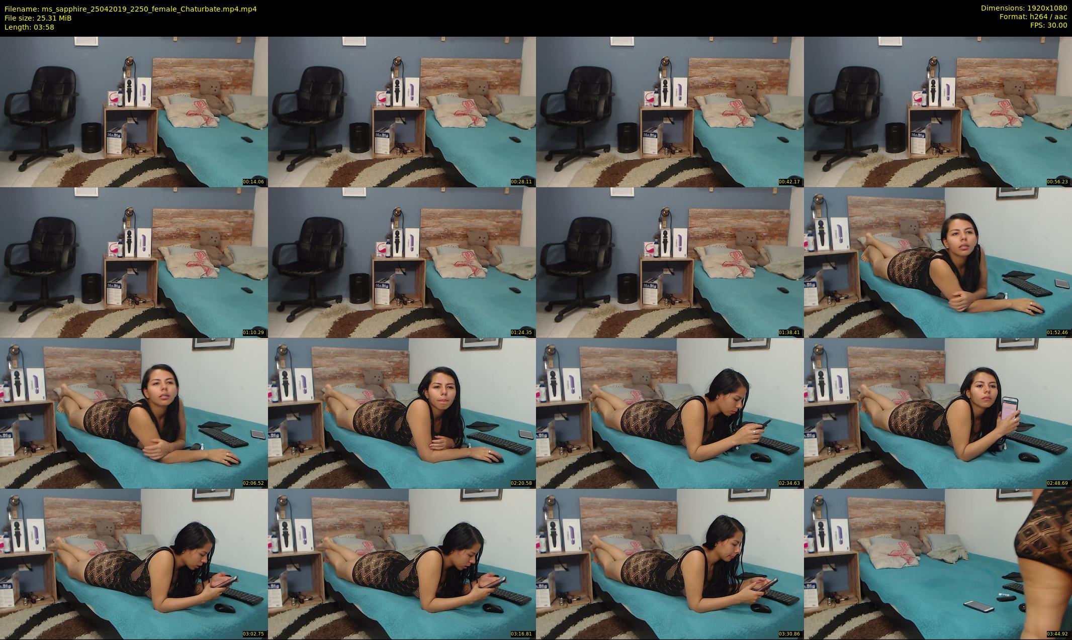 ms_sapphire — 4 minute Chaturbate female cam show recording, 1080p, Apr 25, 2019