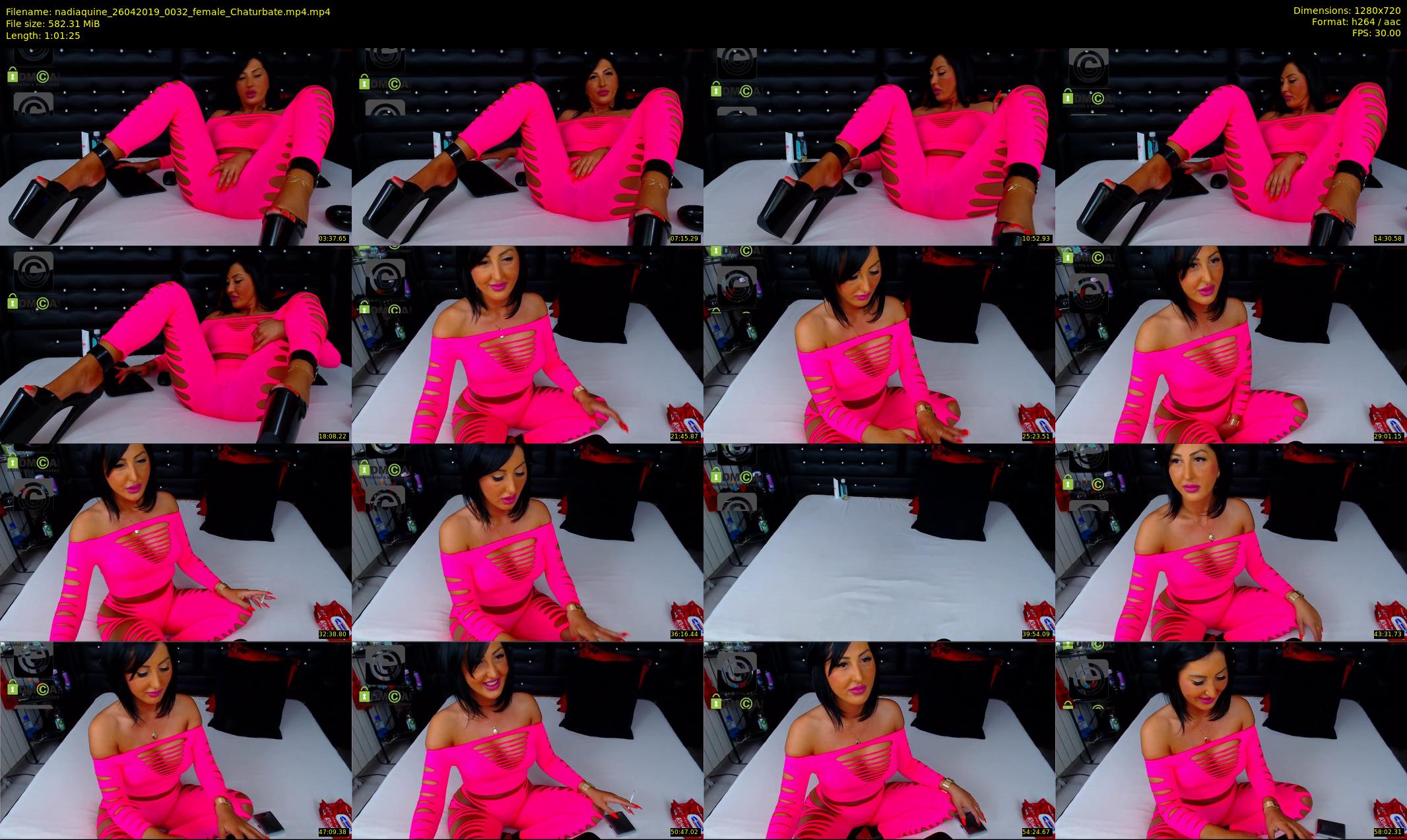nadiaquine — 62 minute Chaturbate female cam show recording, 720p, Apr 26, 2019