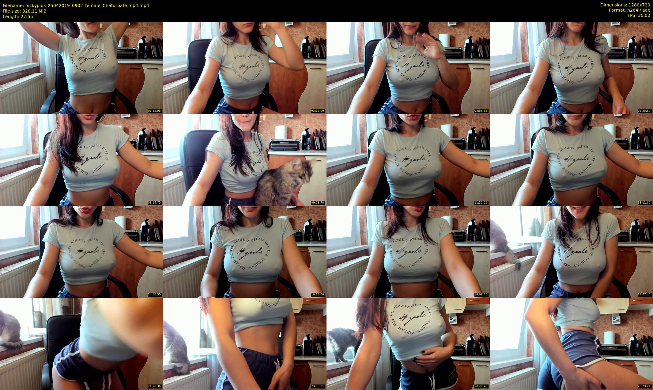 nickyplus — 28 minute Chaturbate couple cam show recording, 720p, Apr 25, 2019