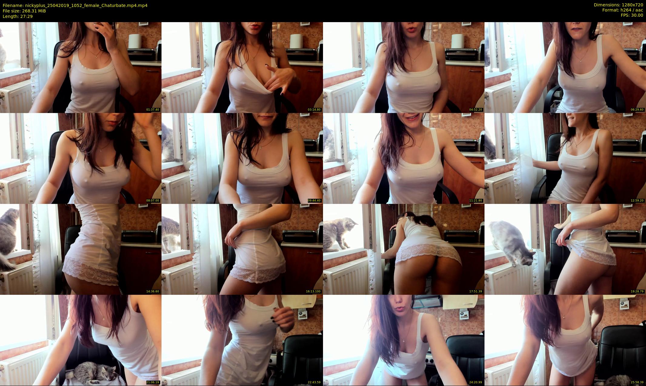 nickyplus — 28 minute Chaturbate couple cam show recording, 720p, Apr 25, 2019