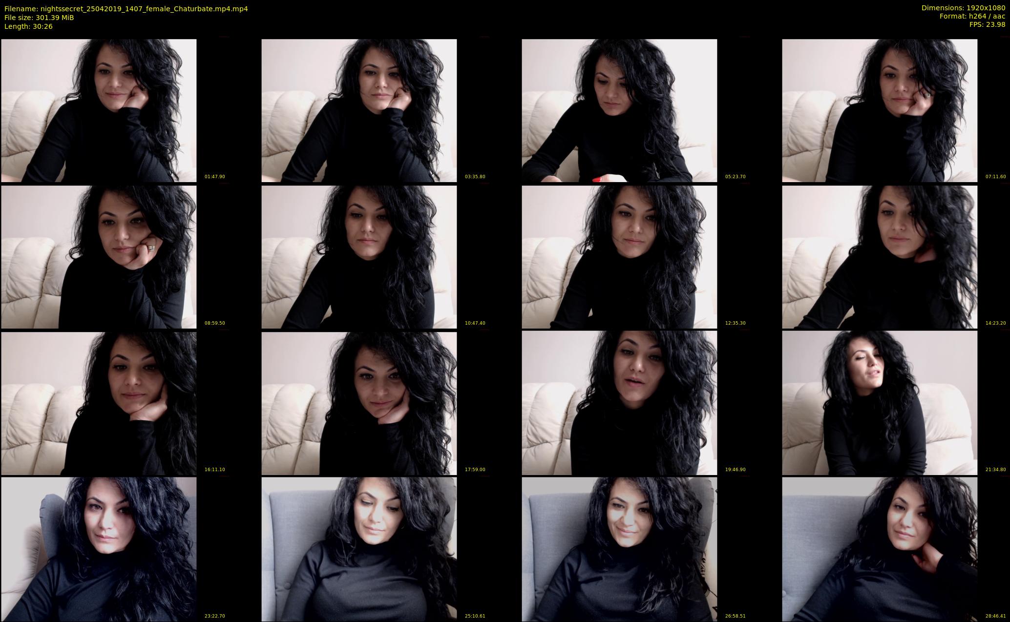nightssecret — 31 minute Chaturbate female cam show recording, 1080p, Apr 25, 2019