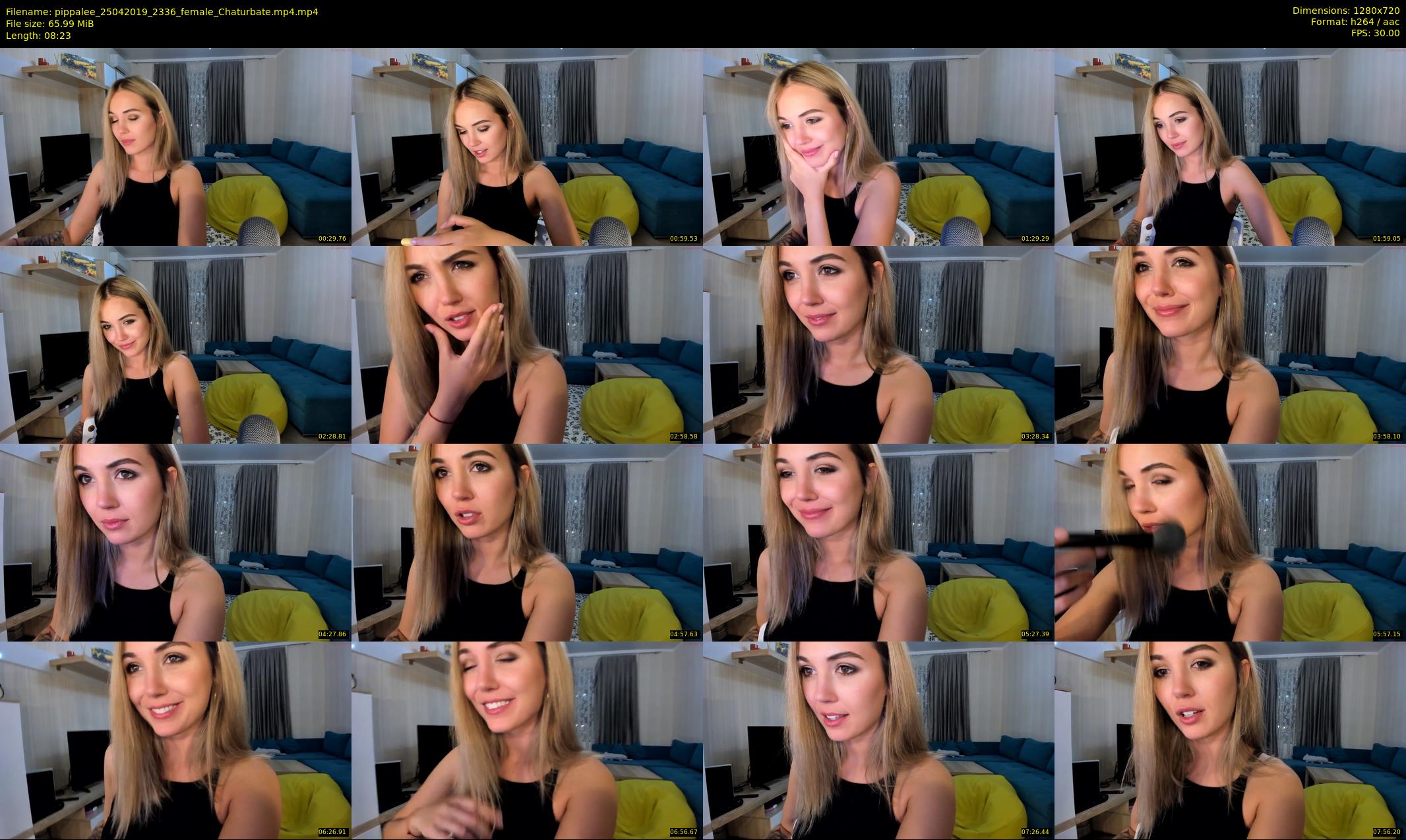 pippalee — 9 minute Chaturbate female cam show recording, 720p, Apr 25, 2019