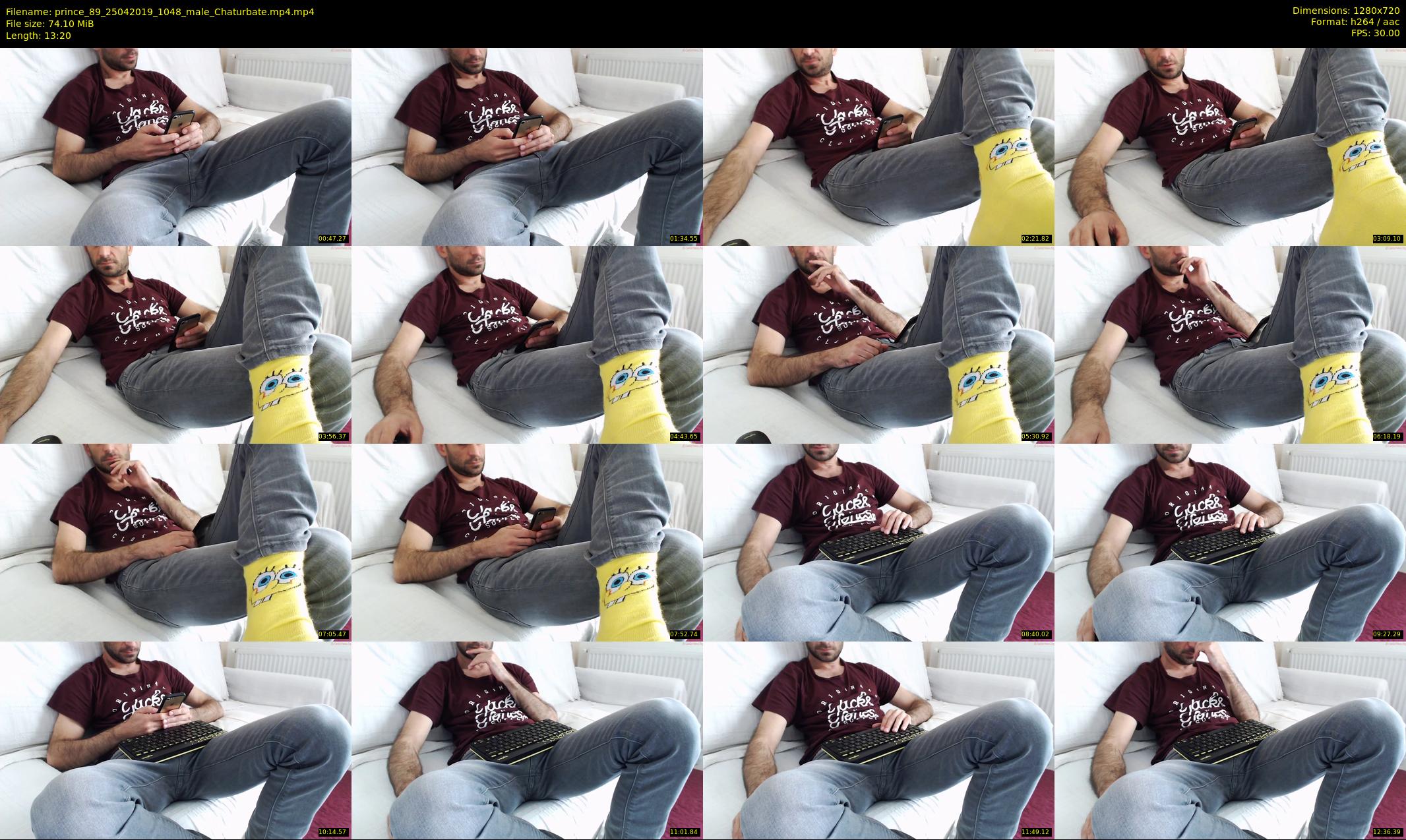 prince_89 — 14 minute Chaturbate male cam show recording, 720p, Apr 25, 2019