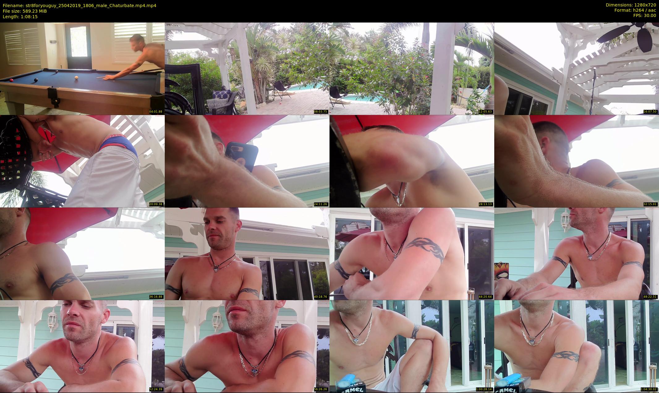 str8foryouguy — 69 minute Chaturbate male cam show recording, 720p, Apr 25, 2019