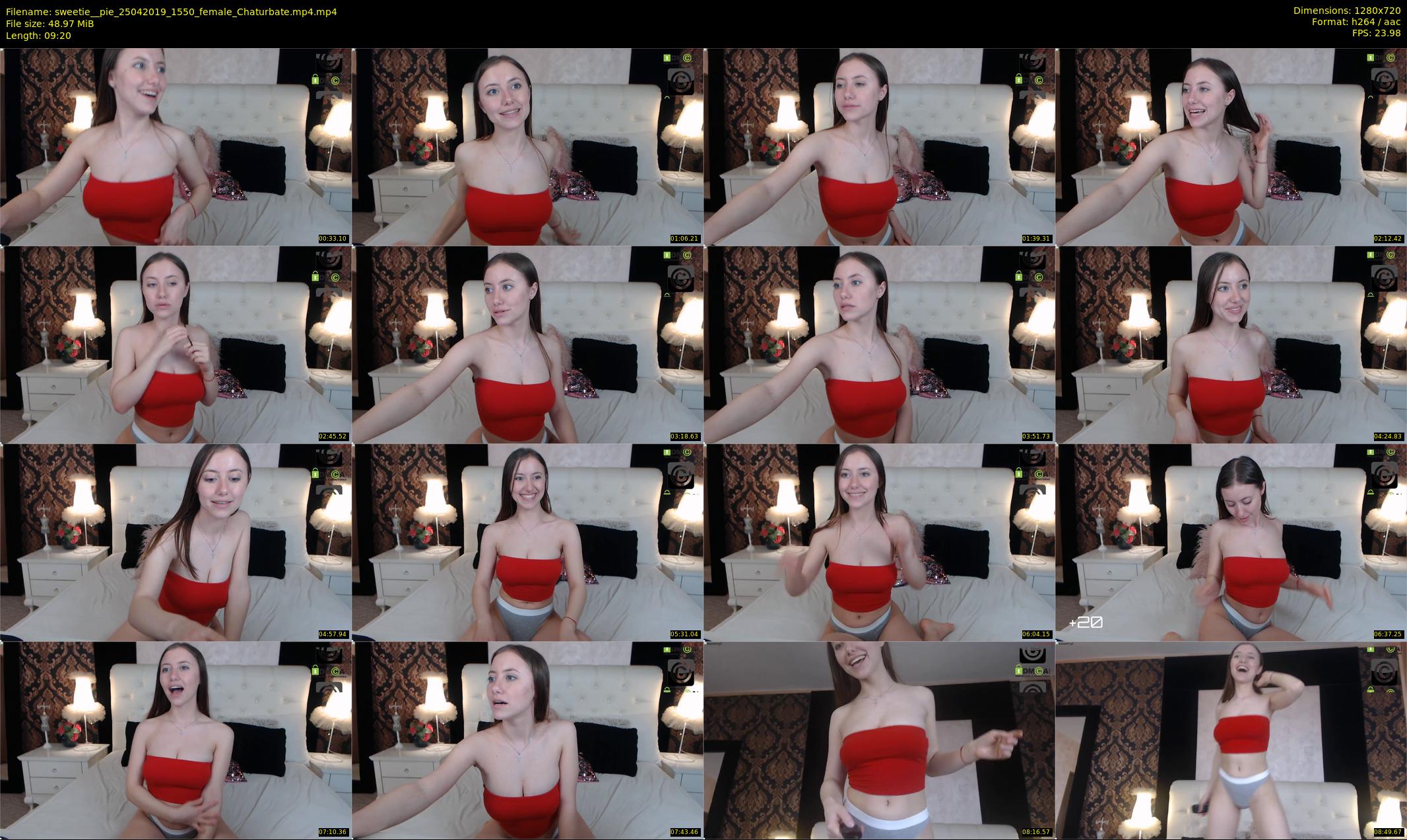 sweetie__pie — 10 minute Chaturbate female cam show recording, 720p, Apr 25, 2019