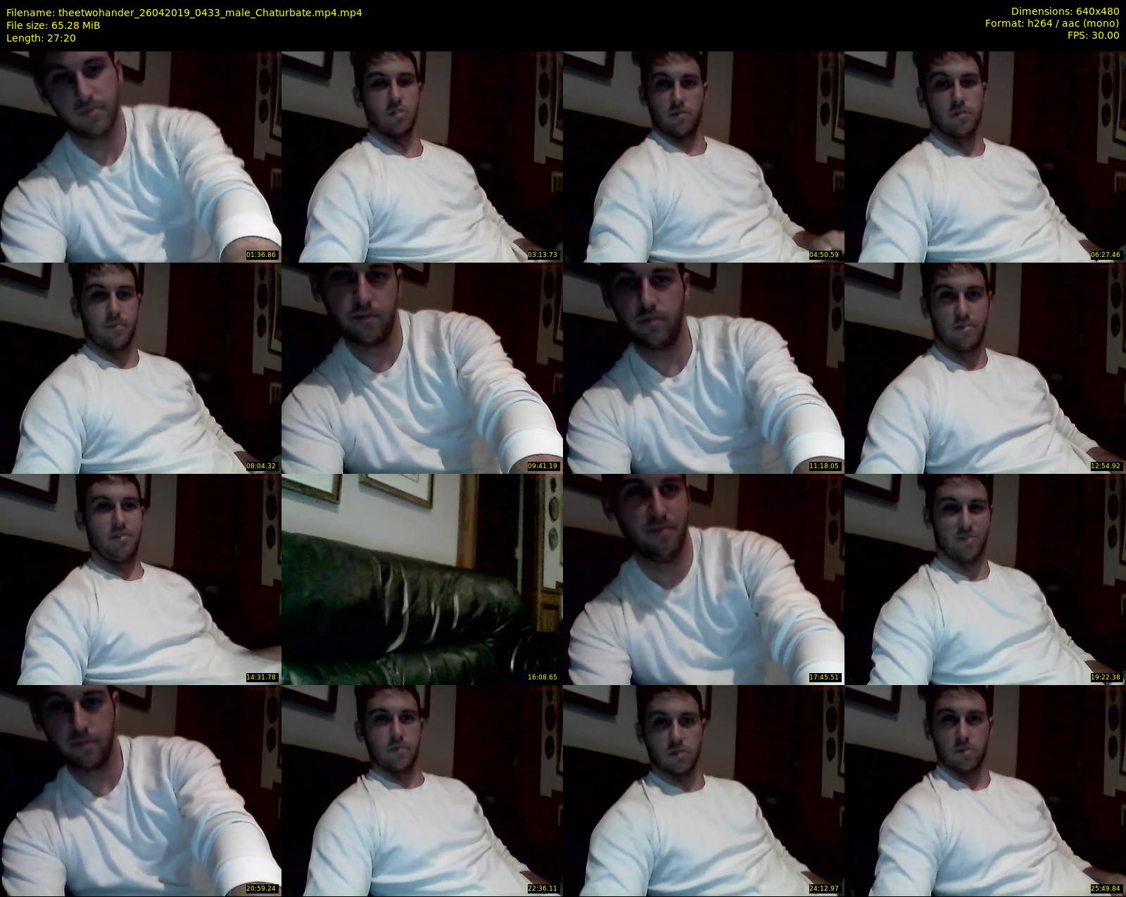 theetwohander — 28 minute Chaturbate male cam show recording, 480p, Apr 26, 2019