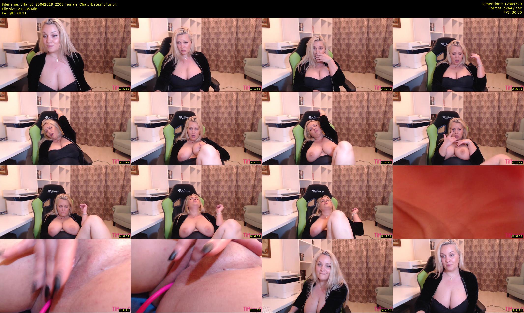 tiffany0 — 29 minute Chaturbate female cam show recording, 720p, Apr 25, 2019