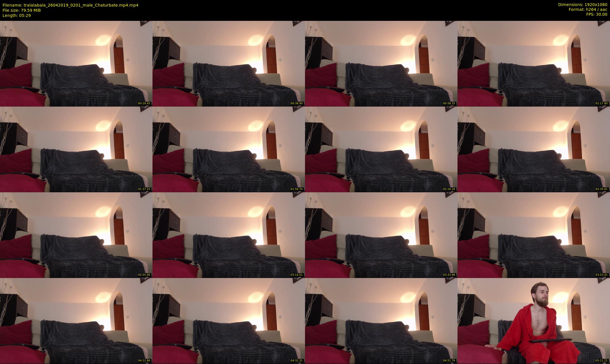 tralalabala — 6 minute Chaturbate male cam show recording, 1080p, Apr 26, 2019