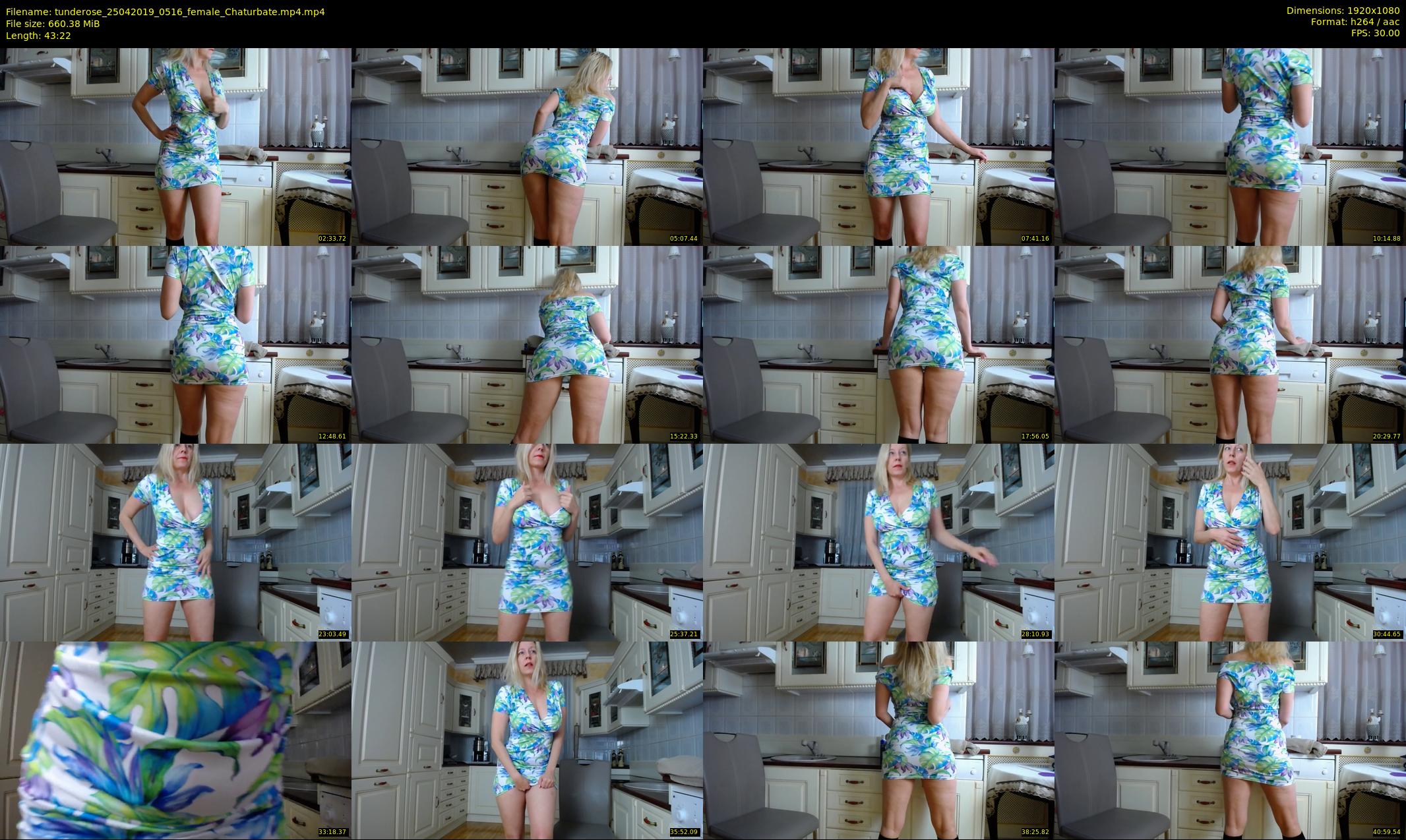 tunderose — 44 minute Chaturbate female cam show recording, 1080p, Apr 25, 2019