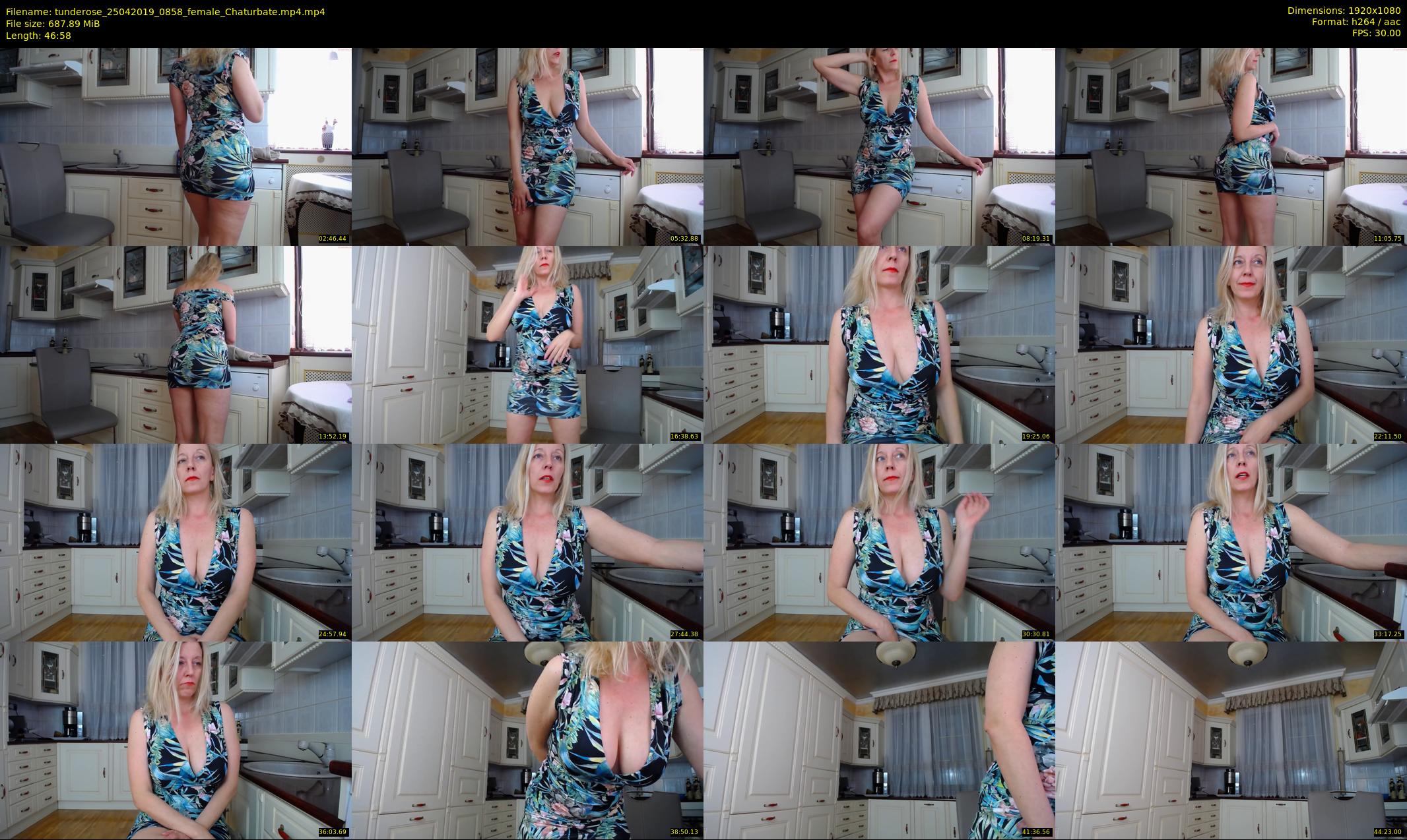 tunderose — 47 minute Chaturbate female cam show recording, 1080p, Apr 25, 2019