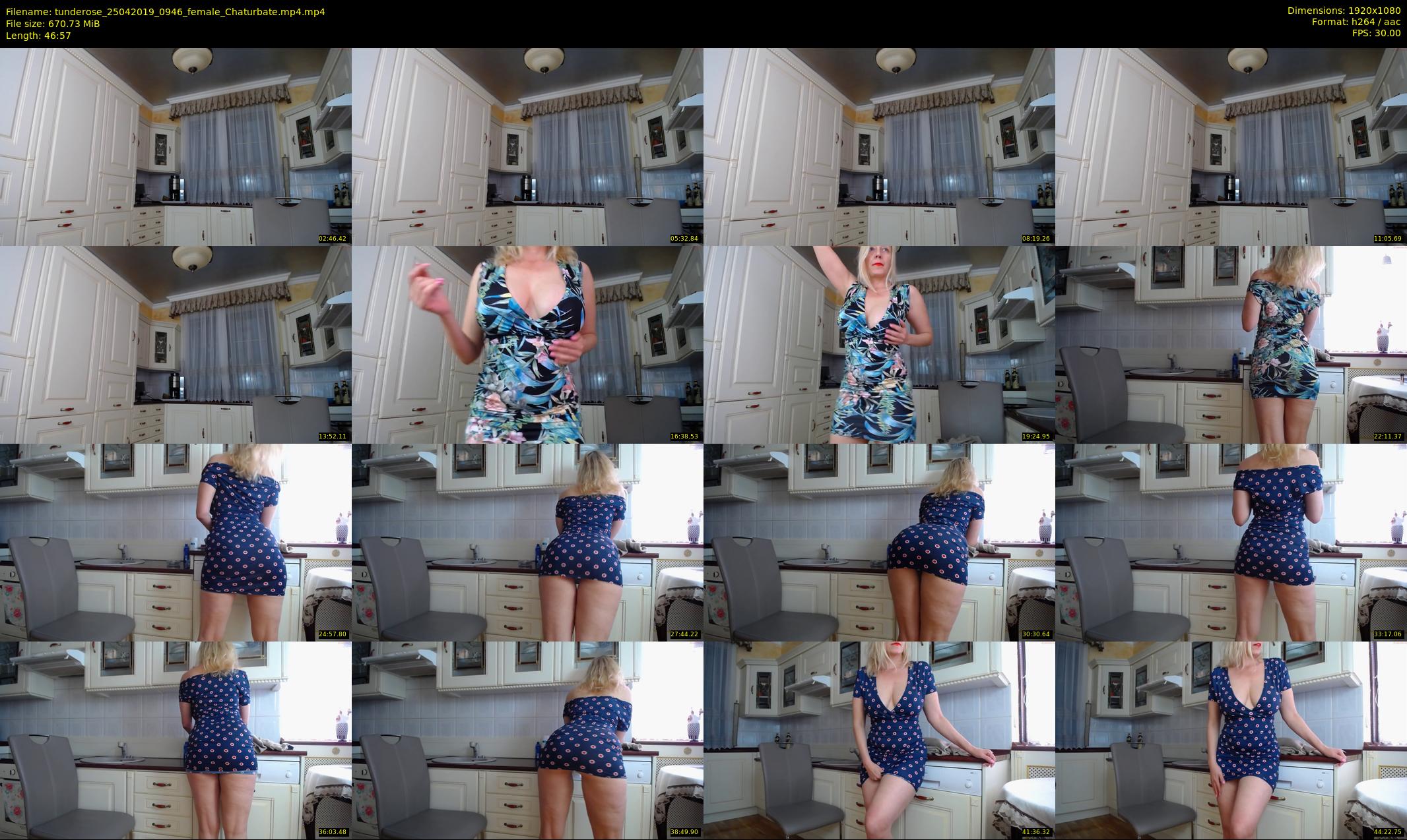 tunderose — 47 minute Chaturbate female cam show recording, 1080p, Apr 25, 2019