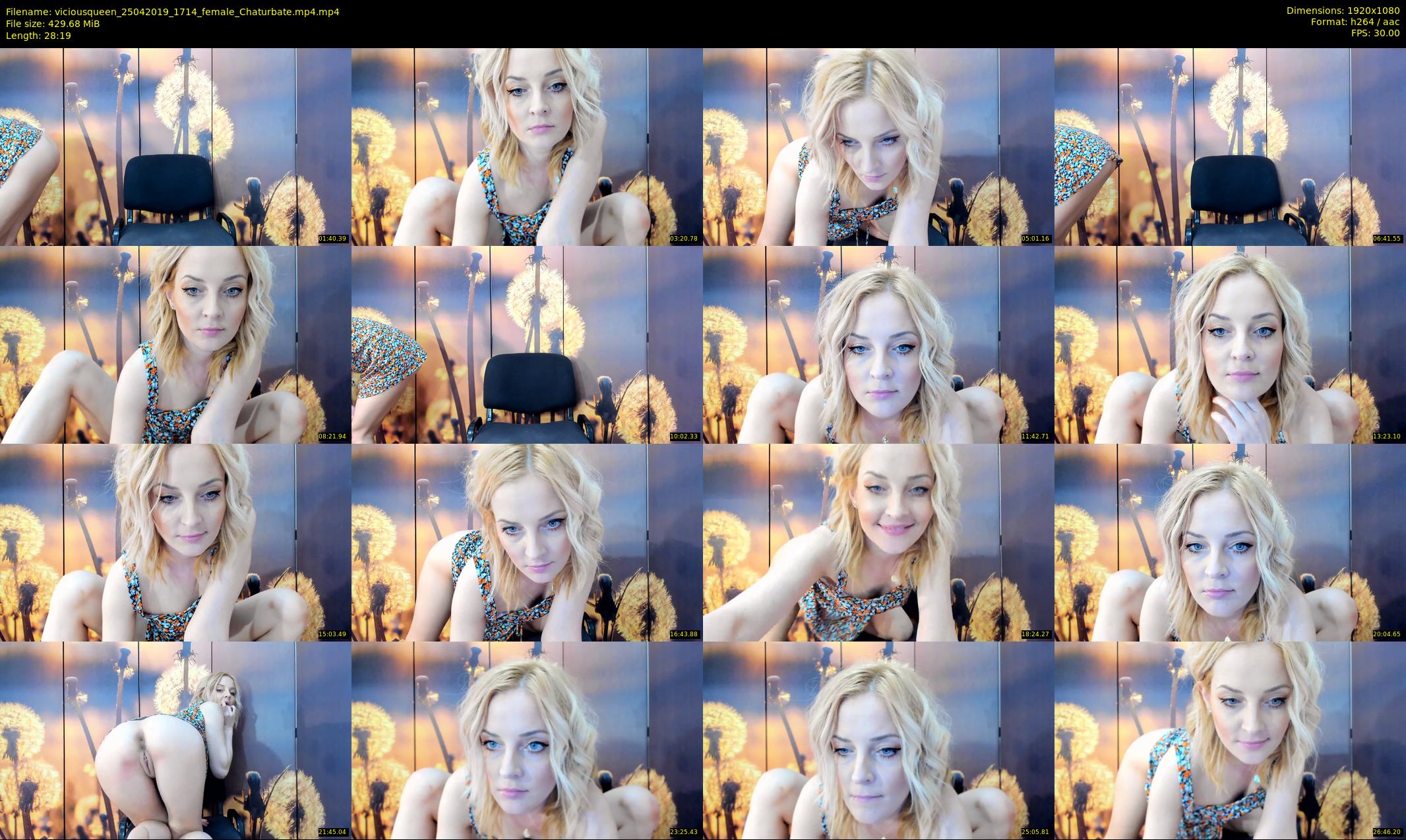 viciousqueen — 29 minute Chaturbate female cam show recording, 1080p, Apr 25, 2019