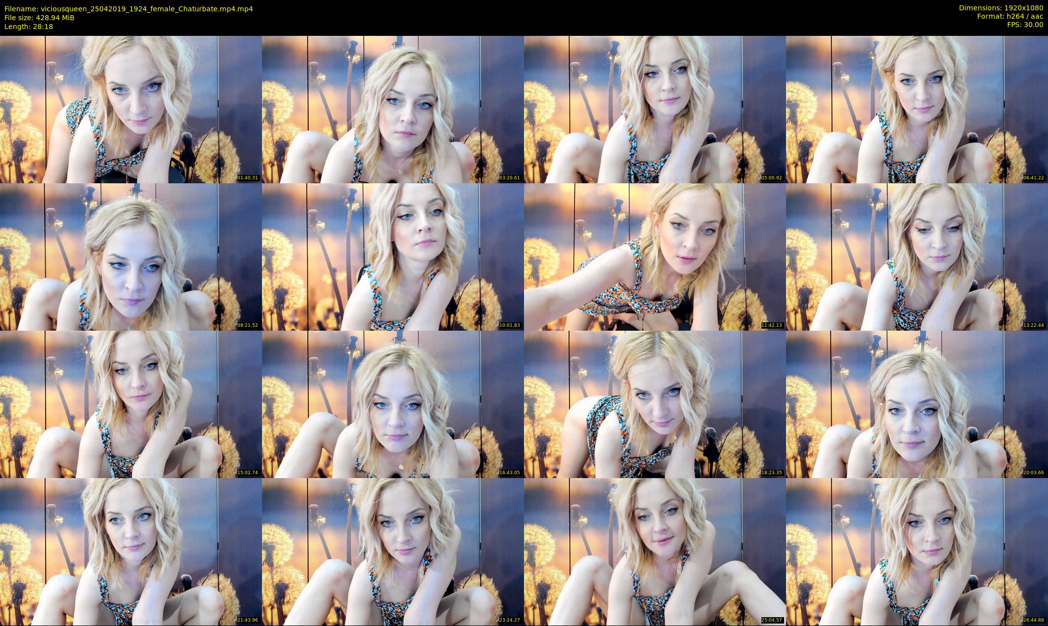 viciousqueen — 29 minute Chaturbate female cam show recording, 1080p, Apr 25, 2019