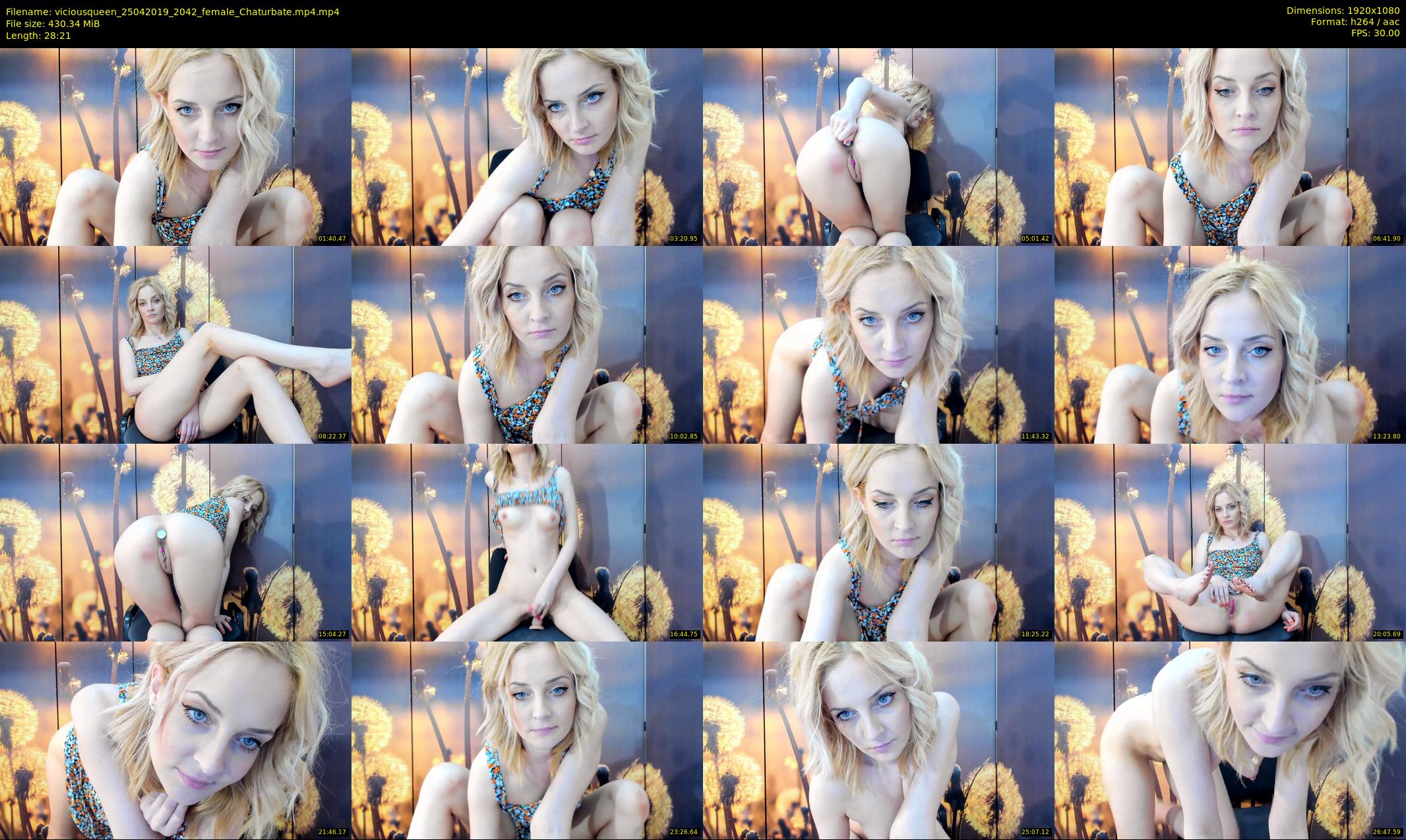 viciousqueen — 29 minute Chaturbate female cam show recording, 1080p, Apr 25, 2019