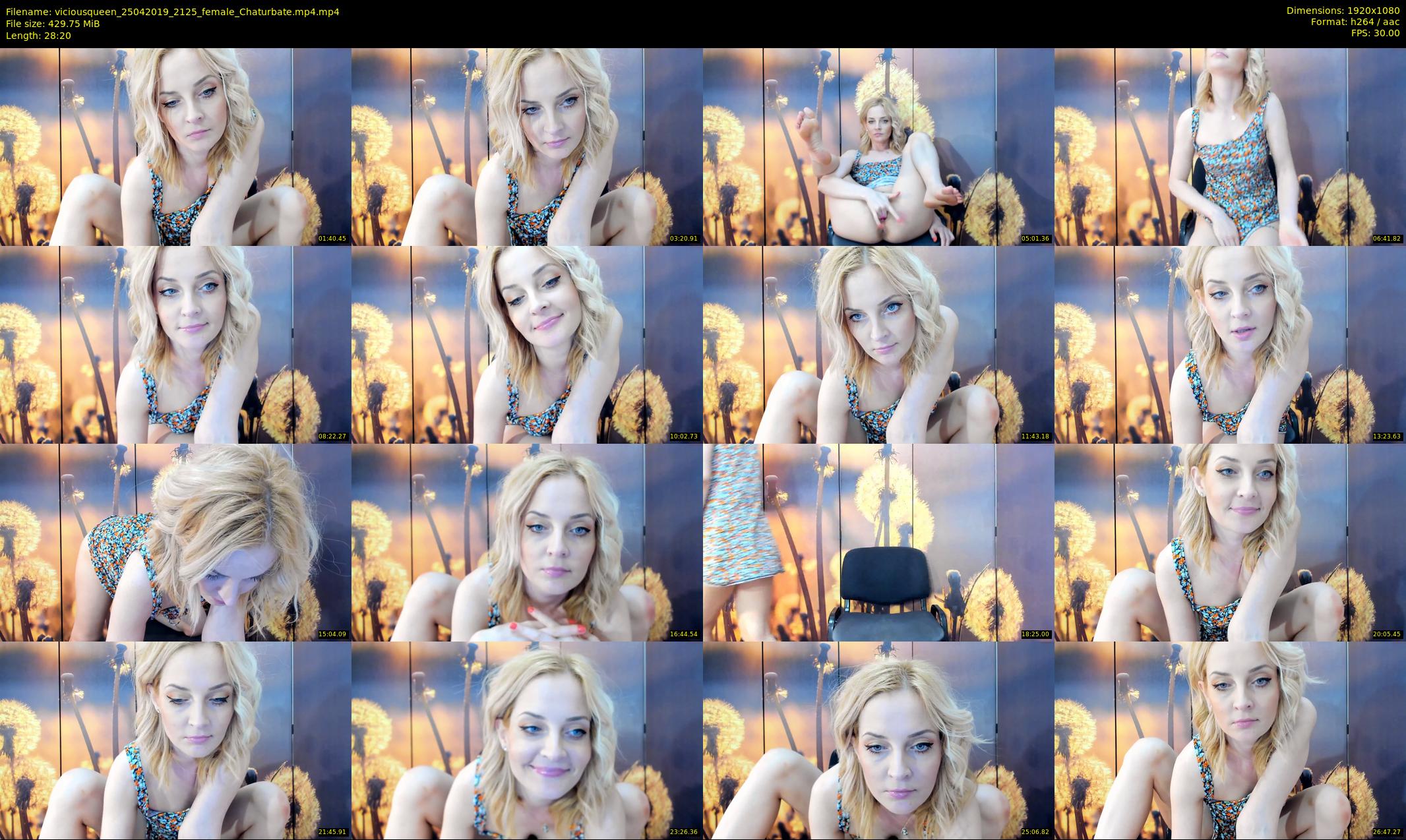 viciousqueen — 29 minute Chaturbate female cam show recording, 1080p, Apr 25, 2019