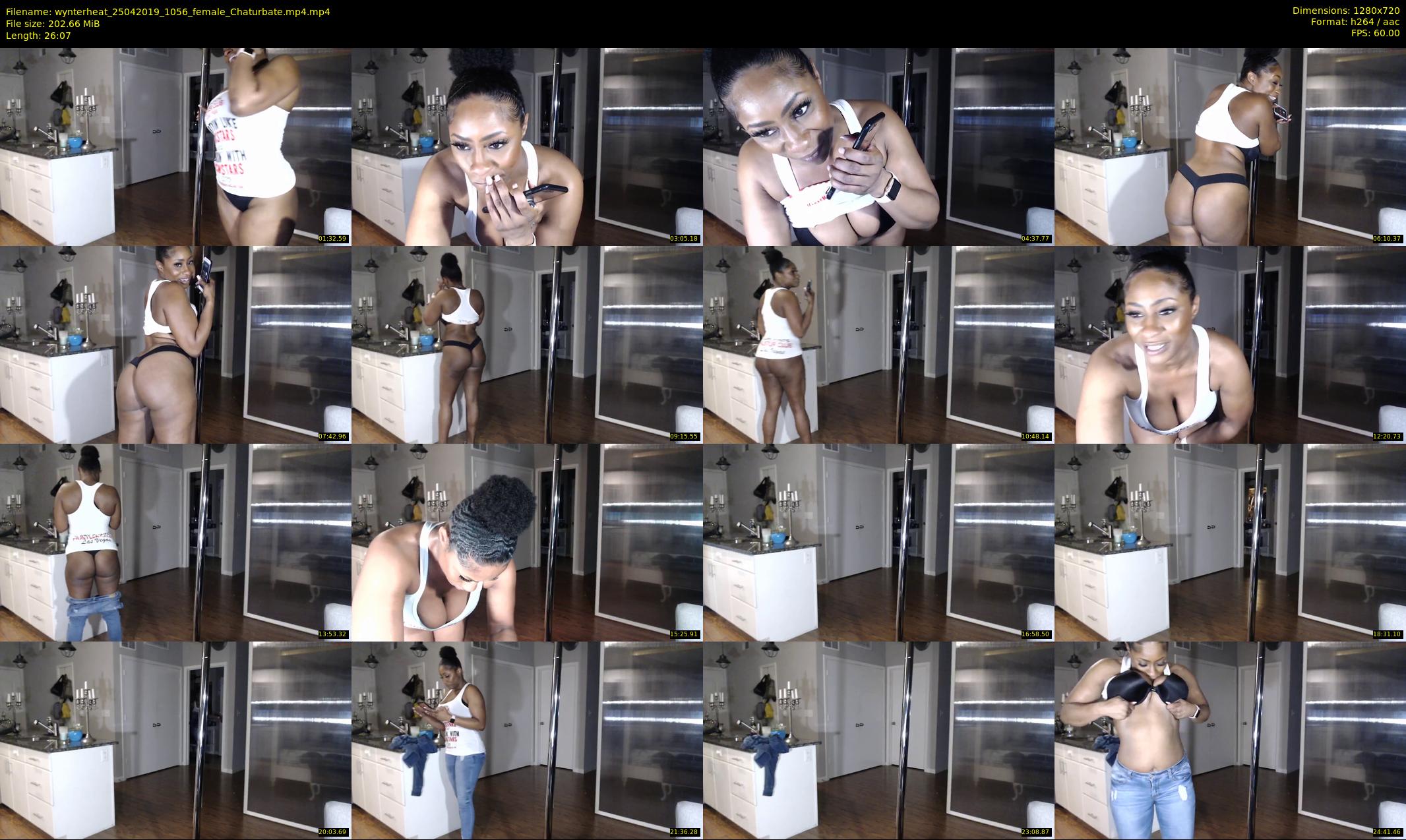 wynterheat — 27 minute Chaturbate female cam show recording, 720p, Apr 25, 2019