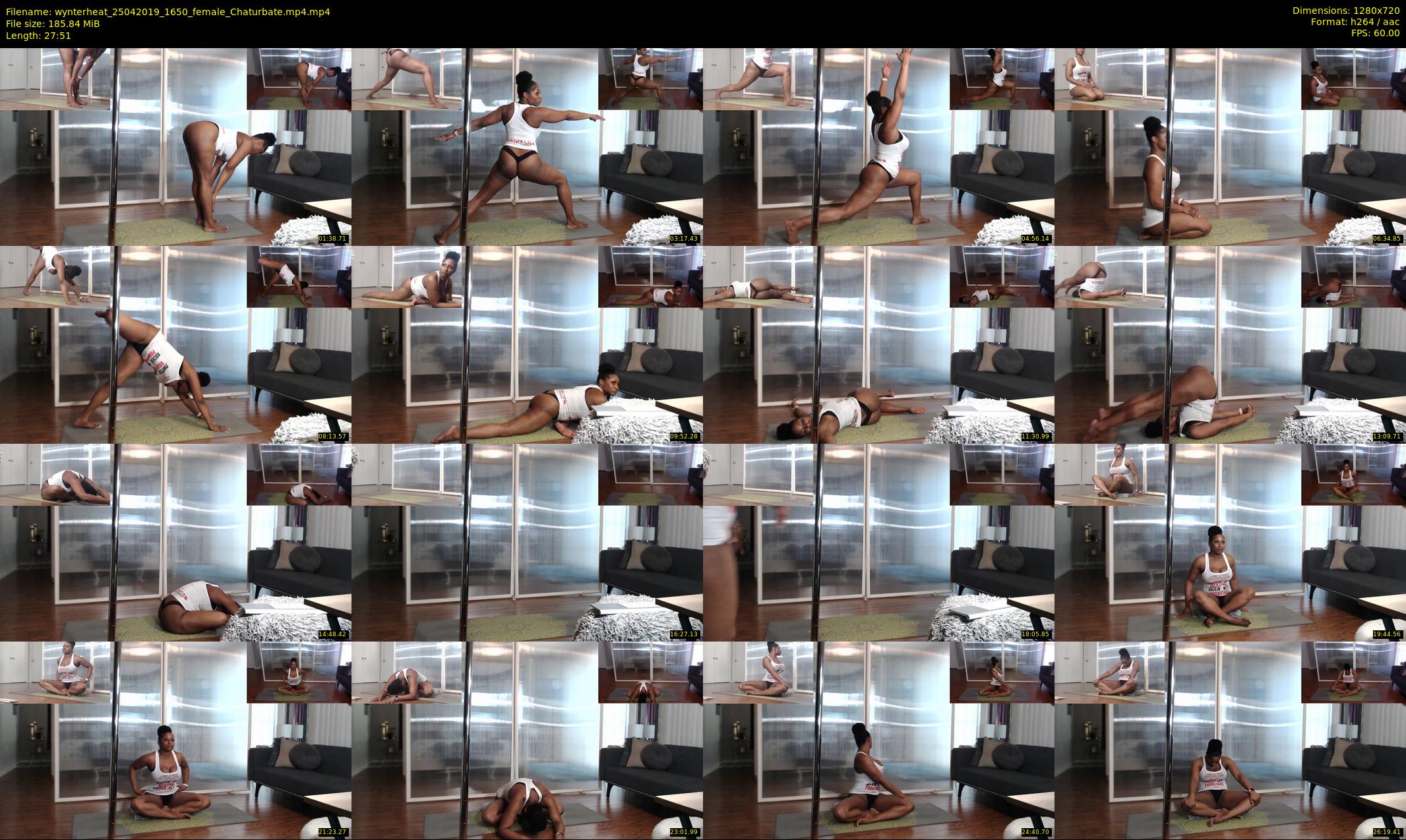 wynterheat — 28 minute Chaturbate female cam show recording, 720p, Apr 25, 2019