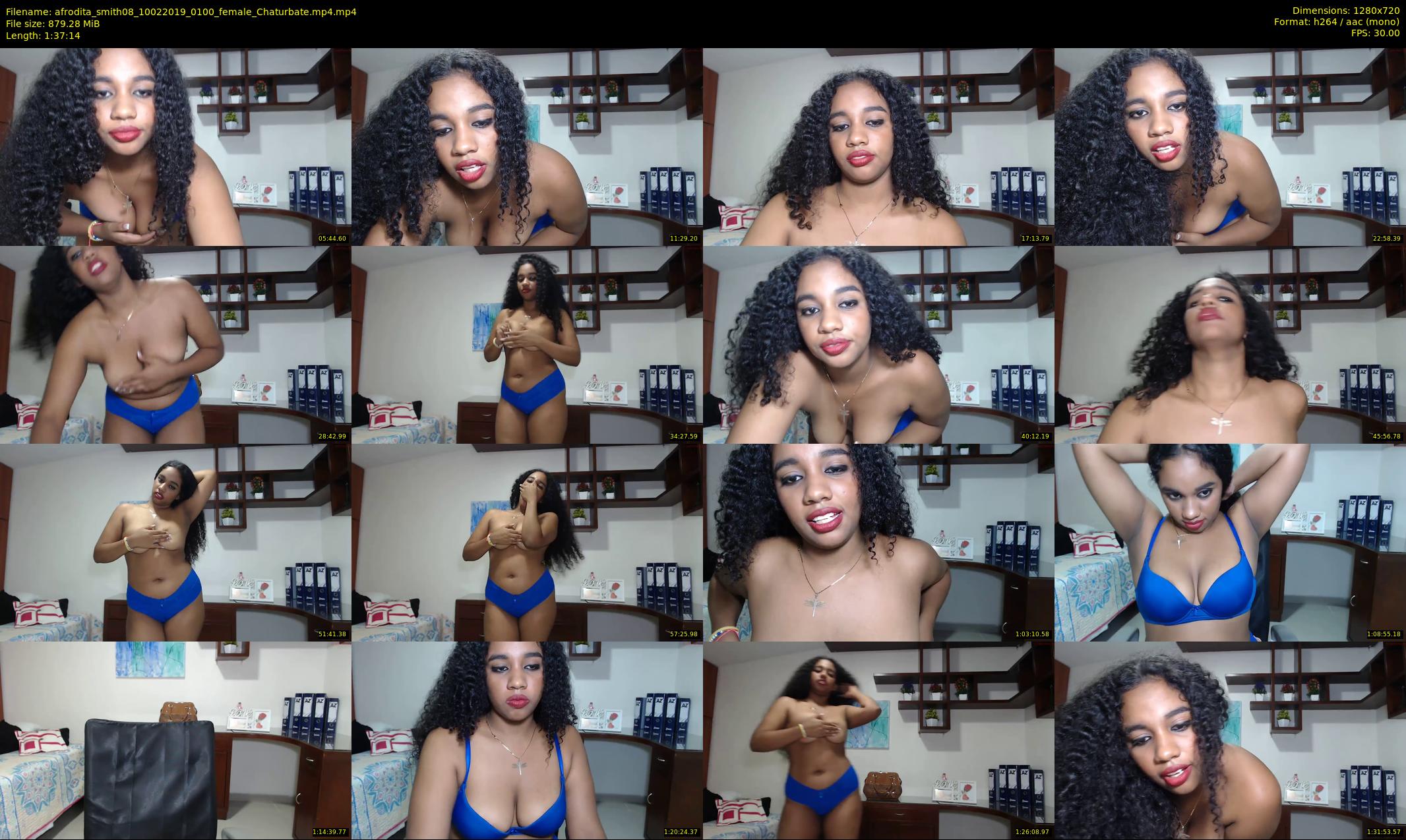 afrodita_smith08 — 98 minute Chaturbate female cam show recording, 720p, Feb 10, 2019