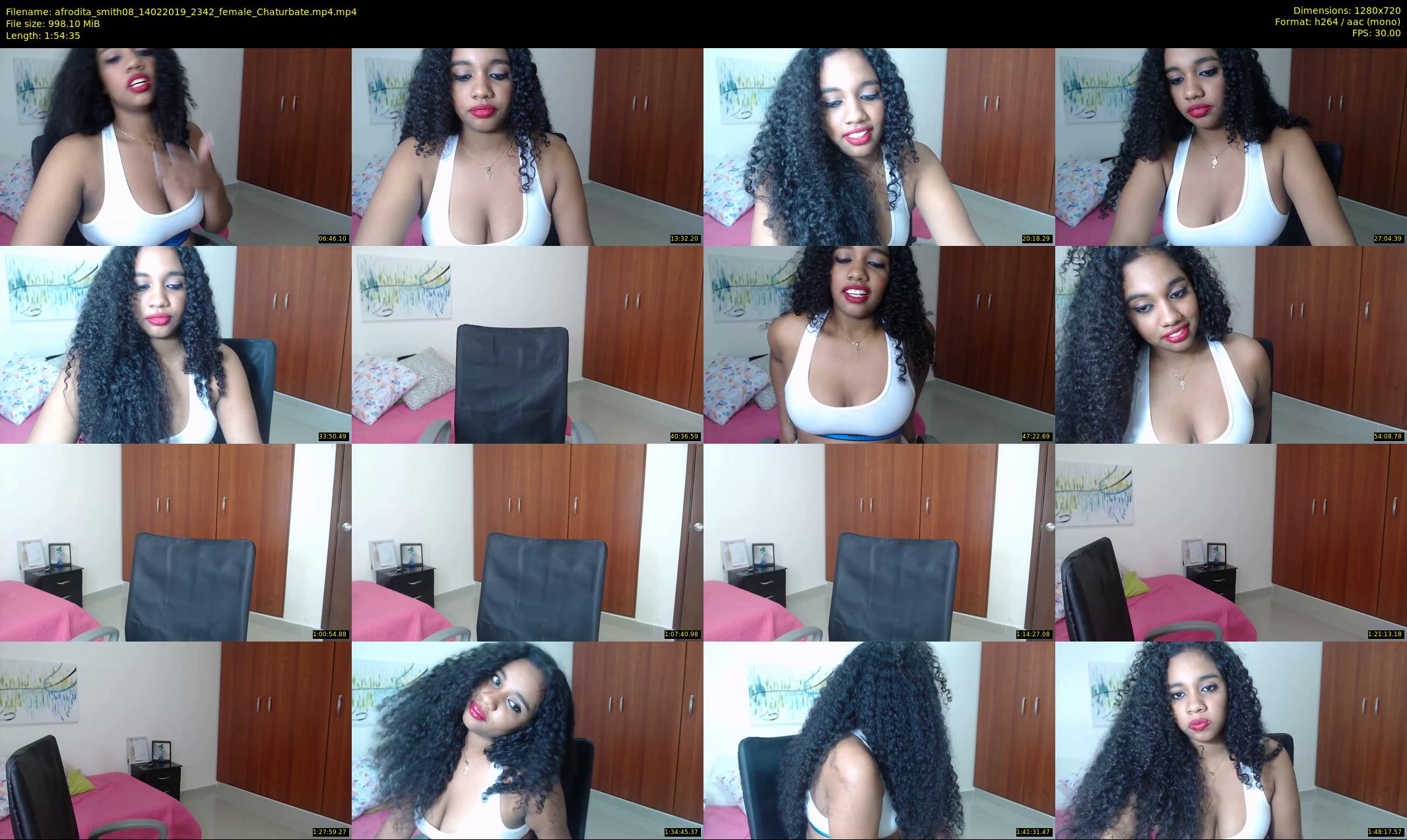 afrodita_smith08 — 115 minute Chaturbate female cam show recording, 720p, Feb 14, 2019