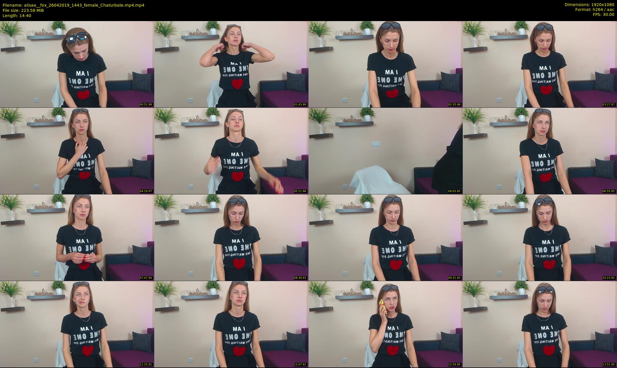 alisaa__fox — 15 minute Chaturbate female cam show recording, 1080p, Apr 26, 2019
