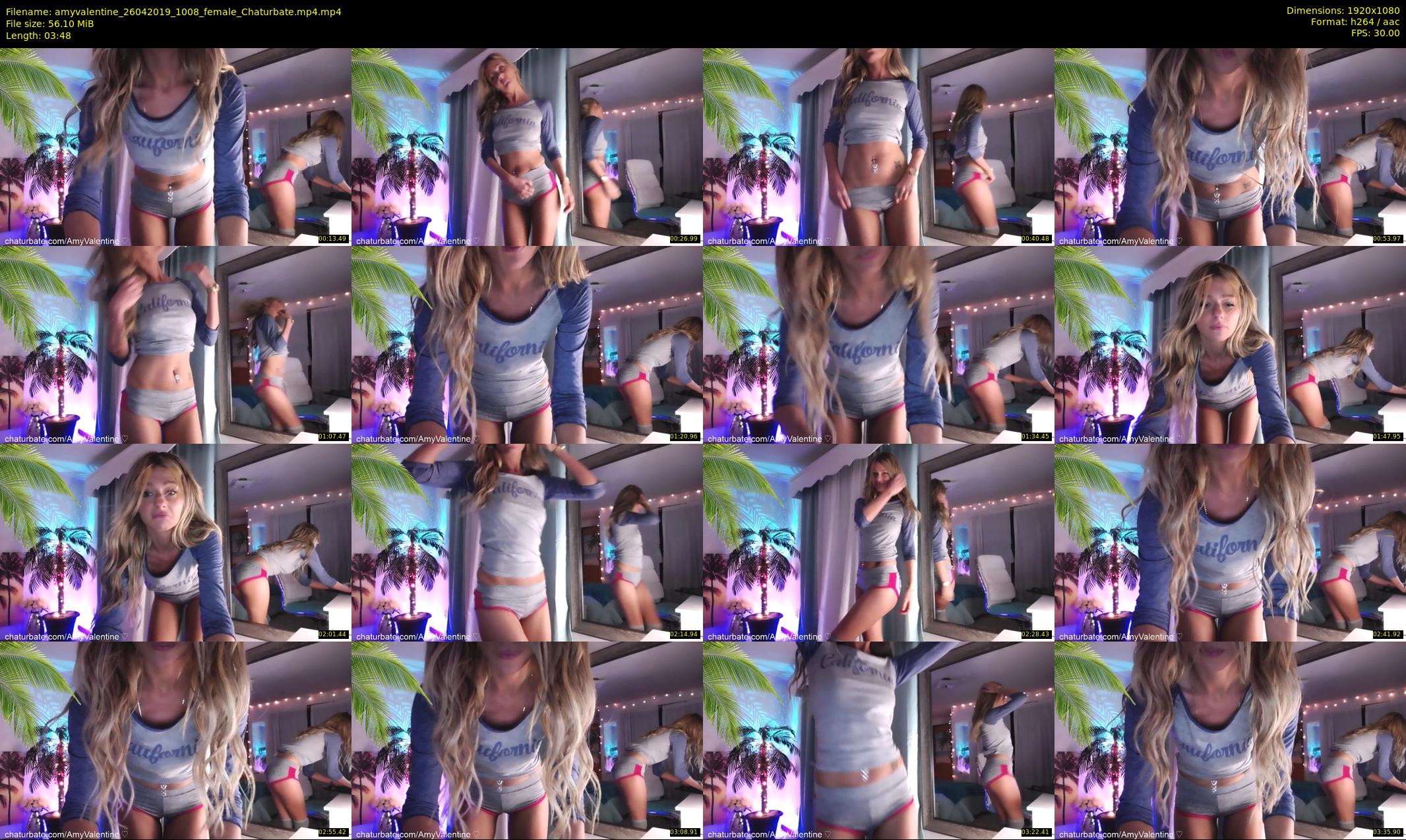 amyvalentine — 4 minute Chaturbate female cam show recording, 1080p, Apr 26, 2019