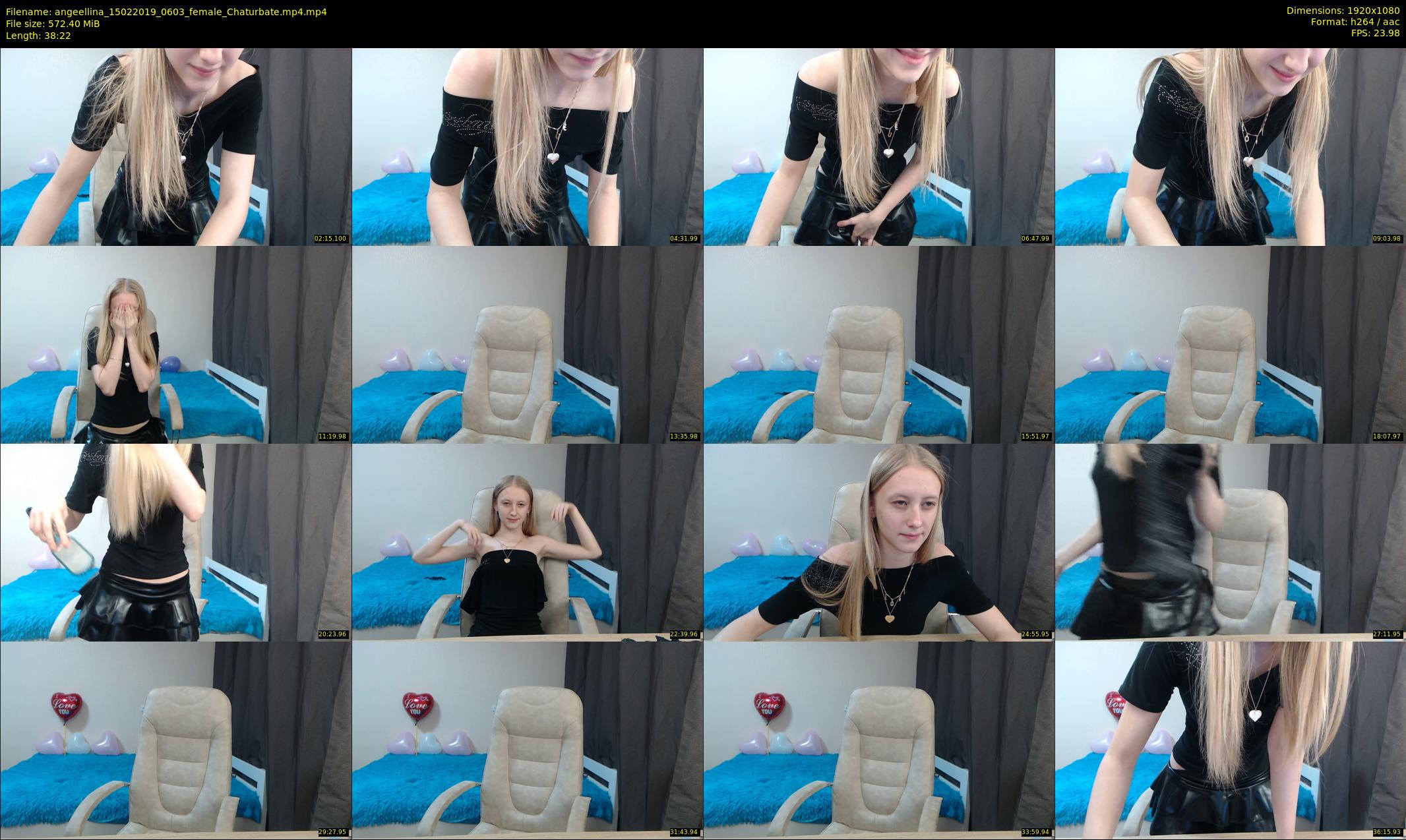 angeellina — 39 minute Chaturbate female cam show recording, 1080p, Feb 15, 2019