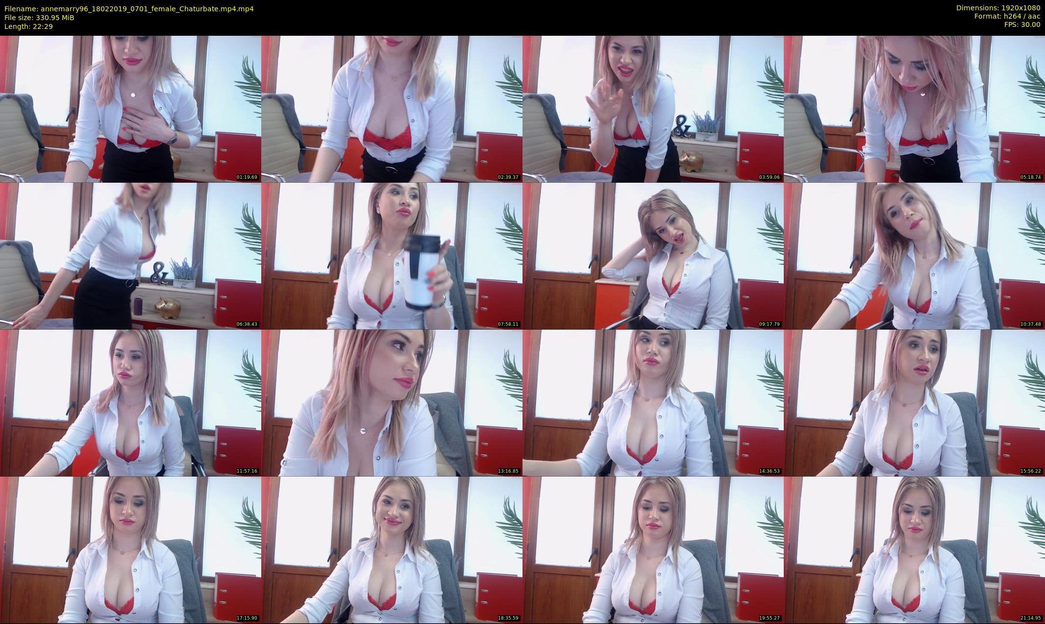 annemarry96 — 23 minute Chaturbate female cam show recording, 1080p, Feb 18, 2019