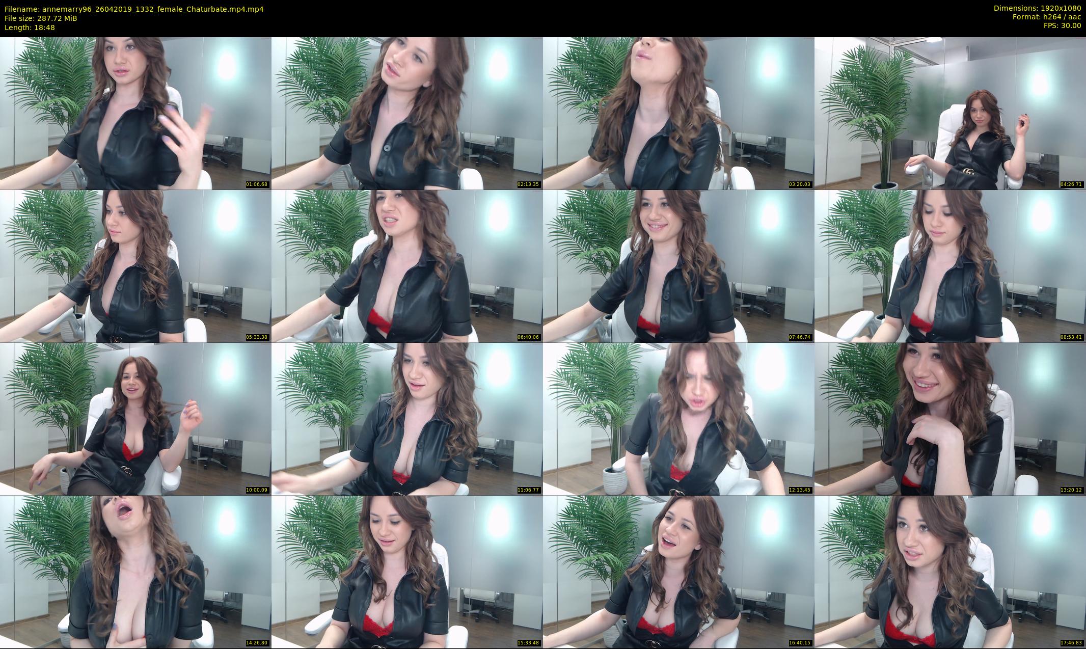 annemarry96 — 19 minute Chaturbate female cam show recording, 1080p, Apr 26, 2019