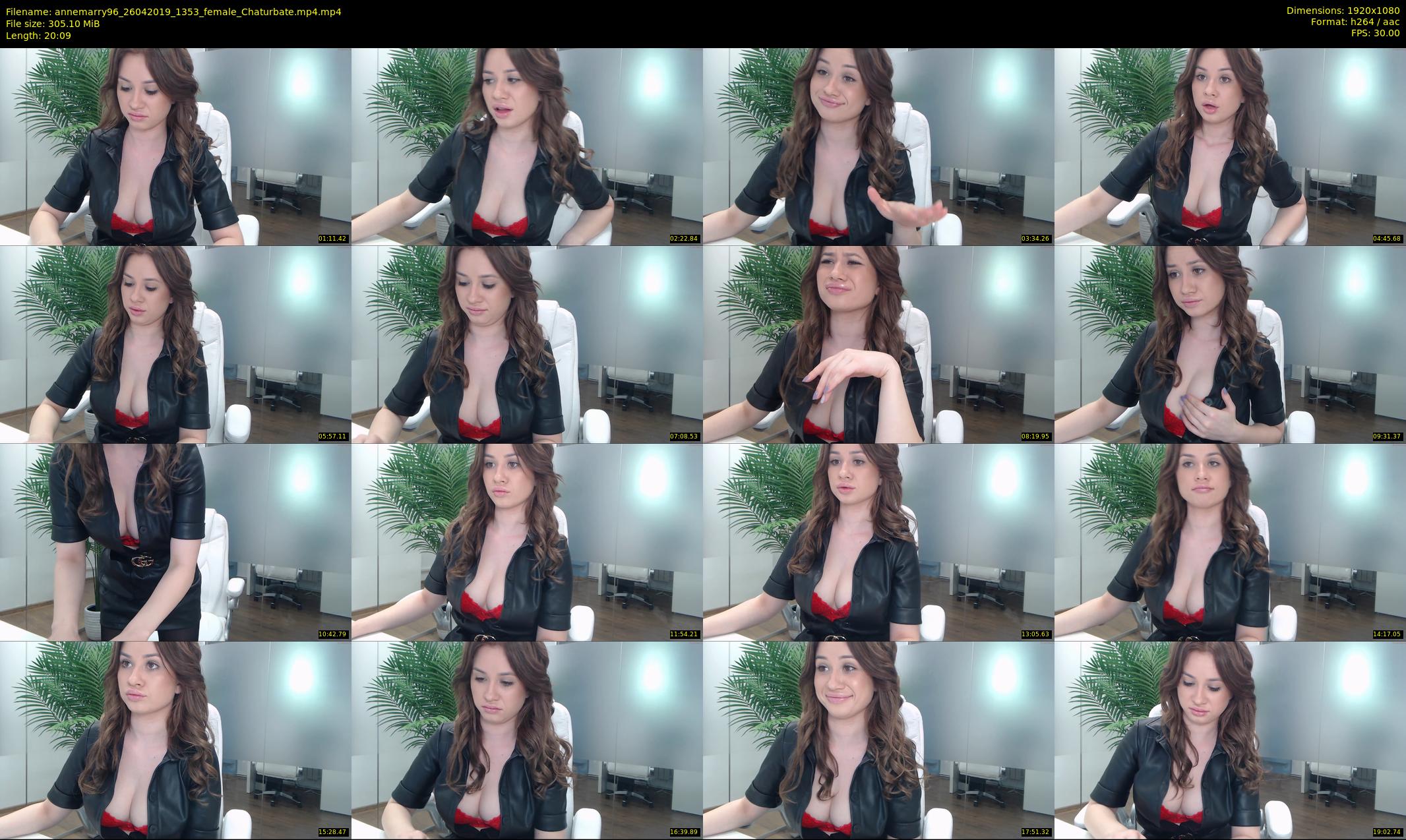 annemarry96 — 21 minute Chaturbate female cam show recording, 1080p, Apr 26, 2019