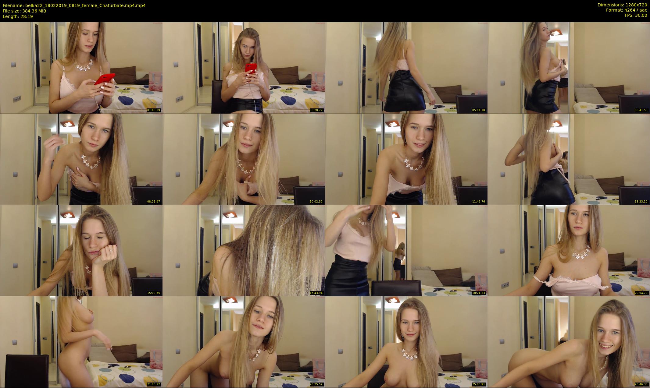 belka22 — 29 minute Chaturbate female cam show recording, 720p, Feb 18, 2019
