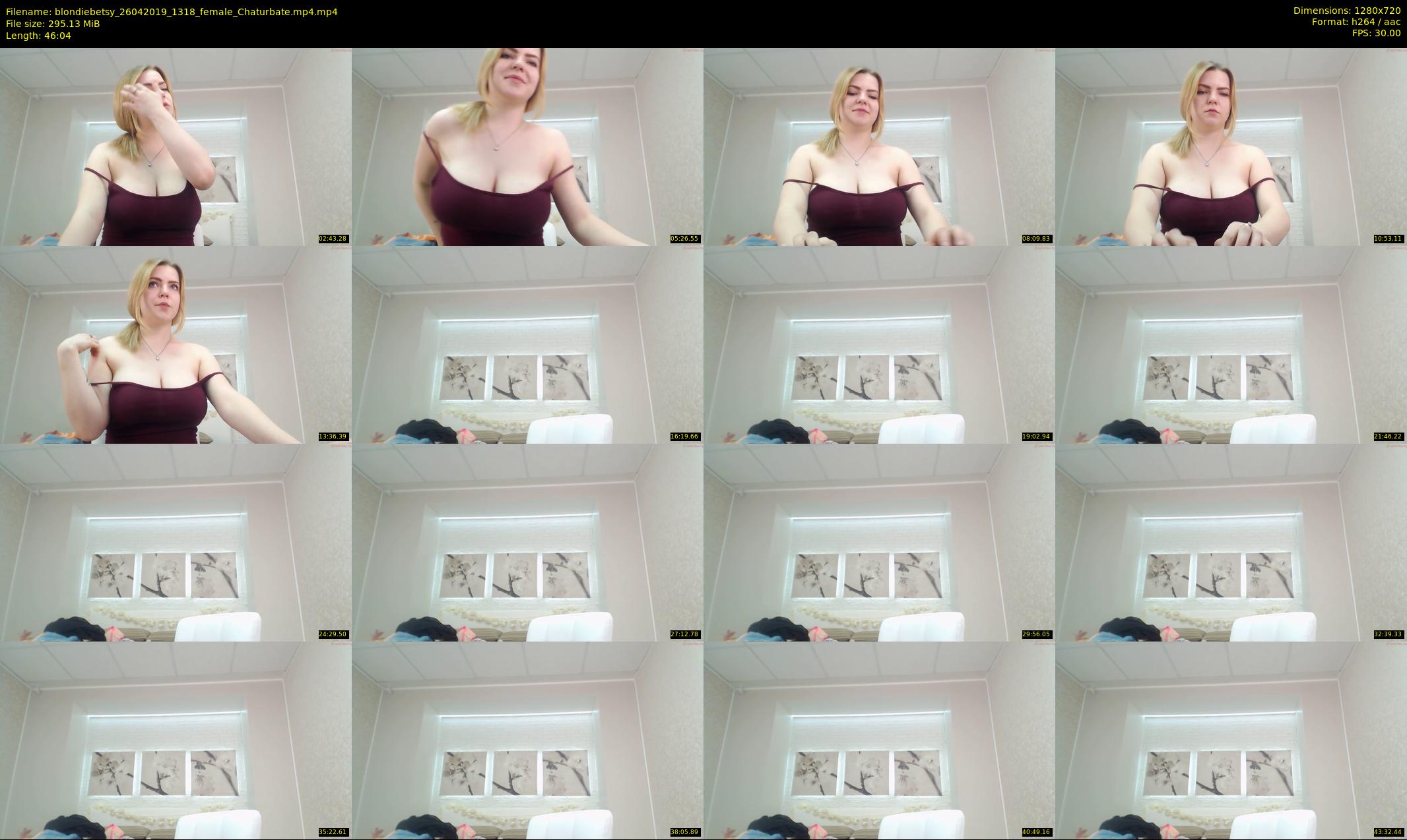 blondiebetsy — 47 minute Chaturbate female cam show recording, 720p, Apr 26, 2019