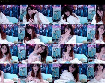 blueasfuck — 56 minute Chaturbate female cam show recording, 1080p, Feb 18, 2019