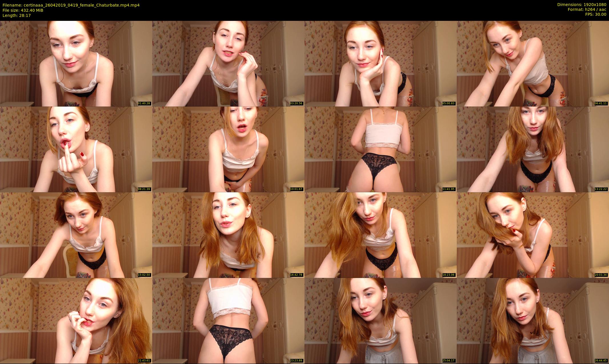 certinaaa — 29 minute Chaturbate female cam show recording, 1080p, Apr 26, 2019