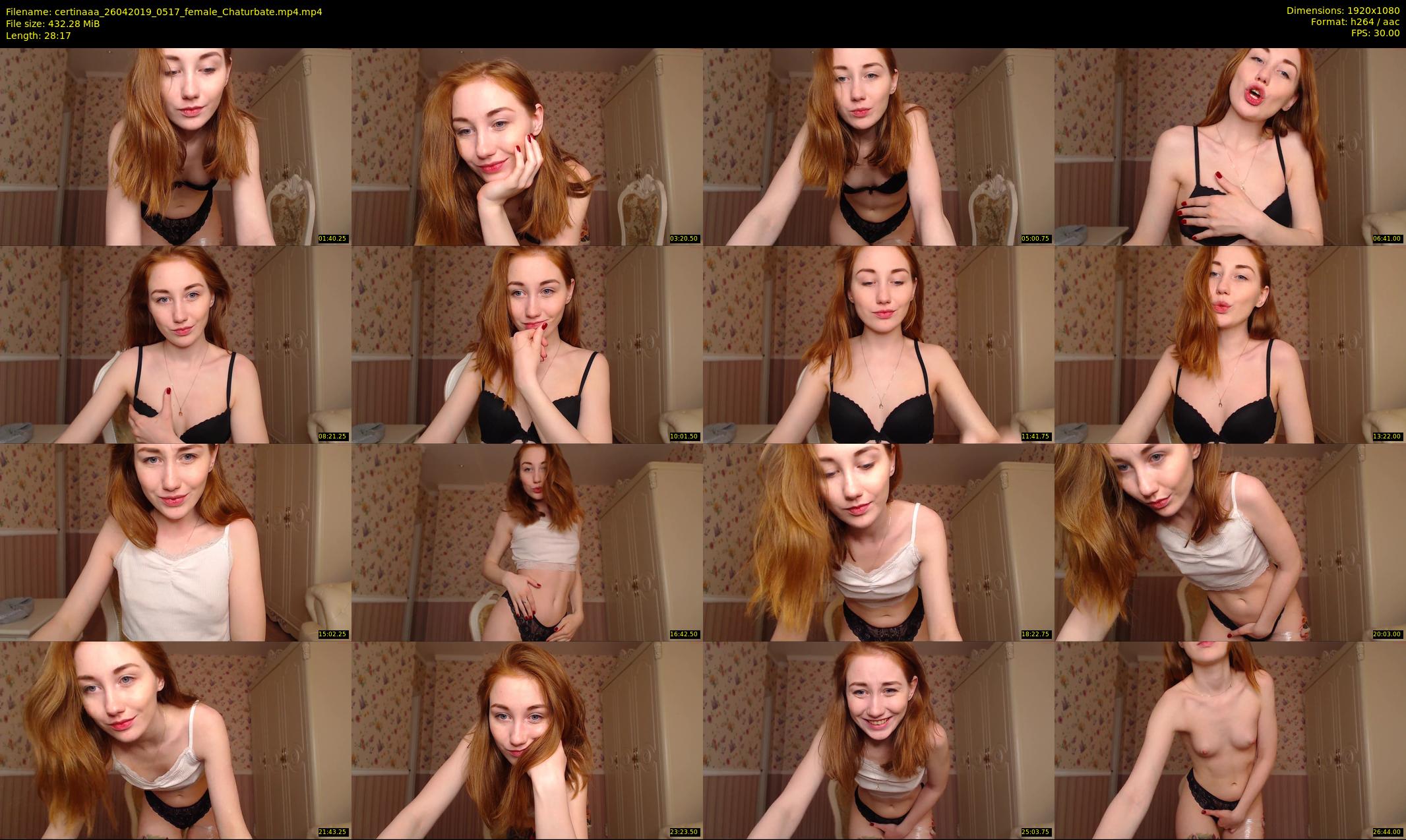 certinaaa — 29 minute Chaturbate female cam show recording, 1080p, Apr 26, 2019