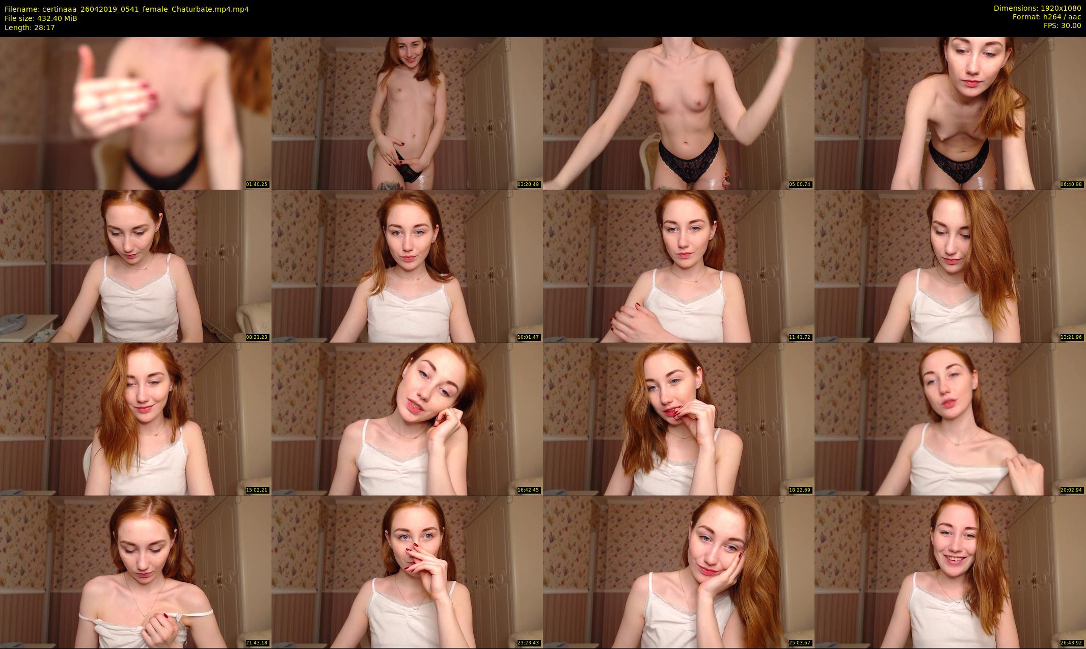 certinaaa — 29 minute Chaturbate female cam show recording, 1080p, Apr 26, 2019