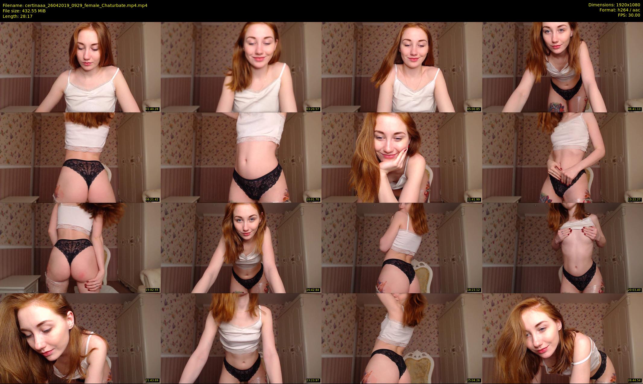 certinaaa — 29 minute Chaturbate female cam show recording, 1080p, Apr 26, 2019