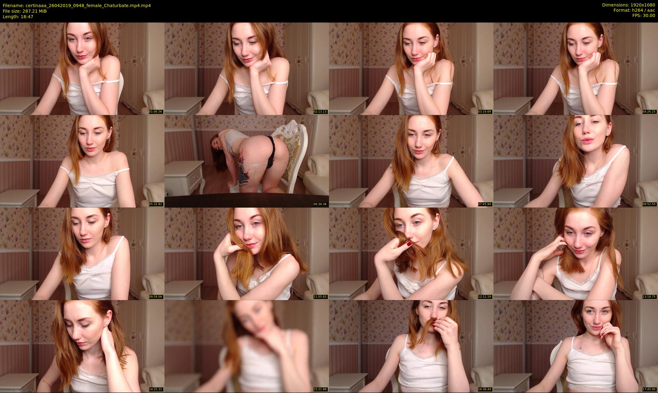 certinaaa — 19 minute Chaturbate female cam show recording, 1080p, Apr 26, 2019