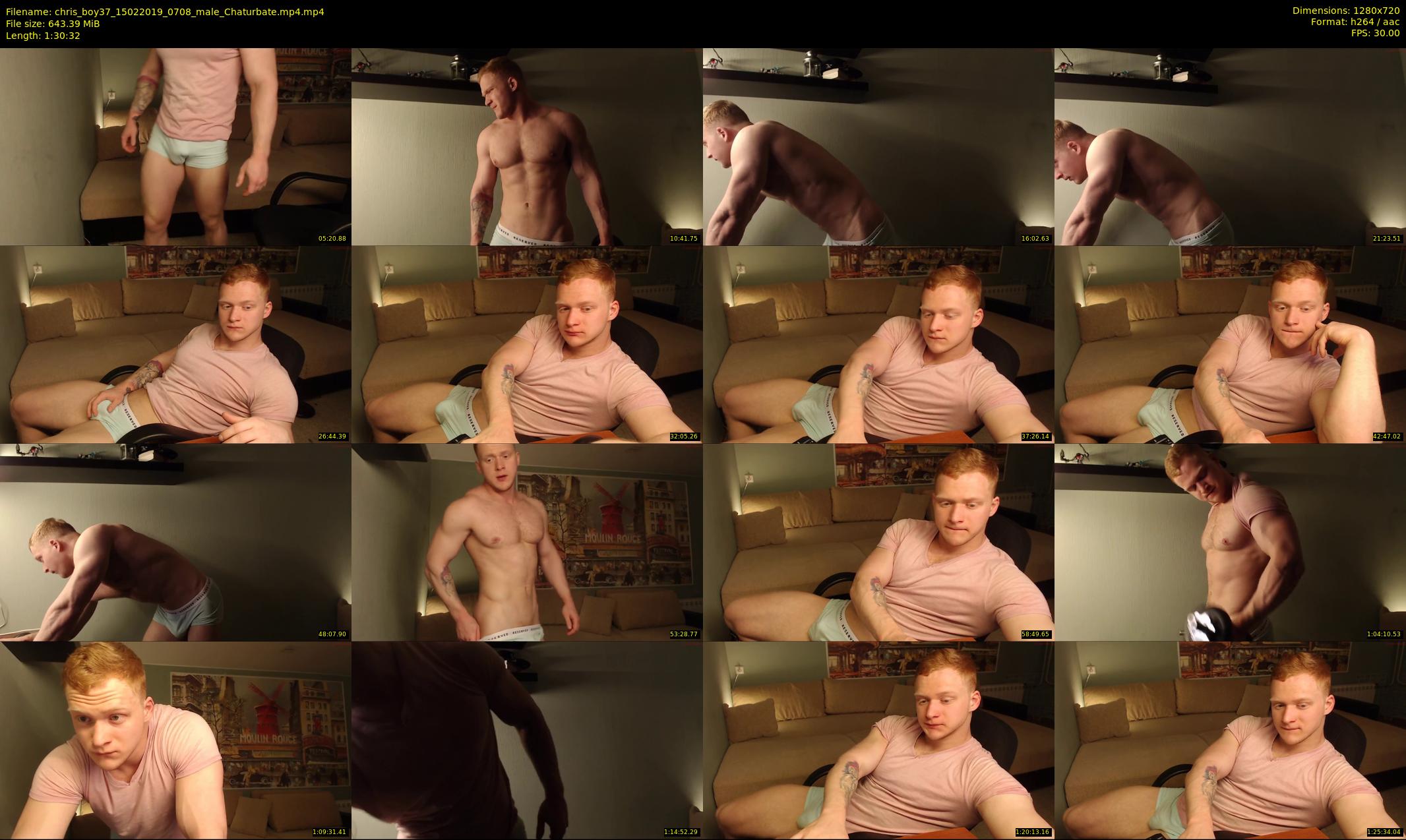 chris_boy37 — 91 minute Chaturbate male cam show recording, 720p, Feb 15, 2019