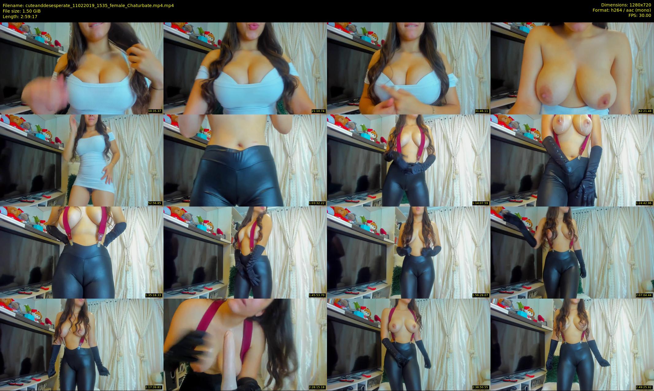 cuteanddesesperate — 180 minute Chaturbate female cam show recording, 720p, Feb 11, 2019