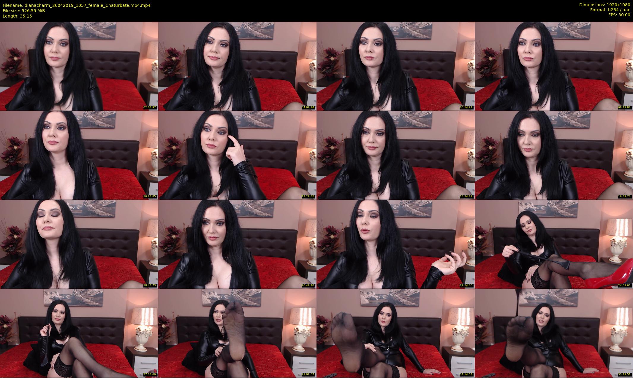 dianacharm — 36 minute Chaturbate female cam show recording, 1080p, Apr 26, 2019