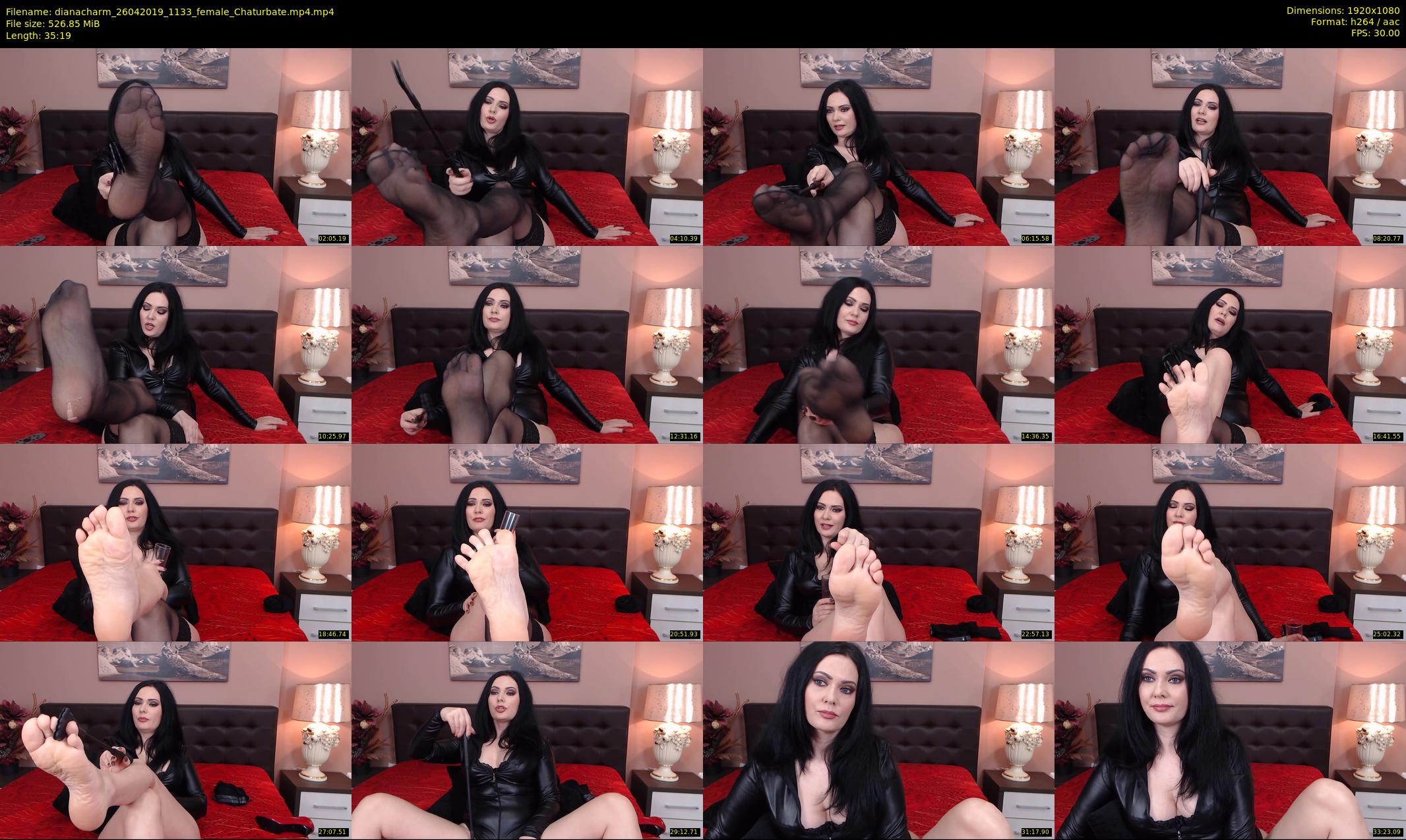 dianacharm — 36 minute Chaturbate female cam show recording, 1080p, Apr 26, 2019