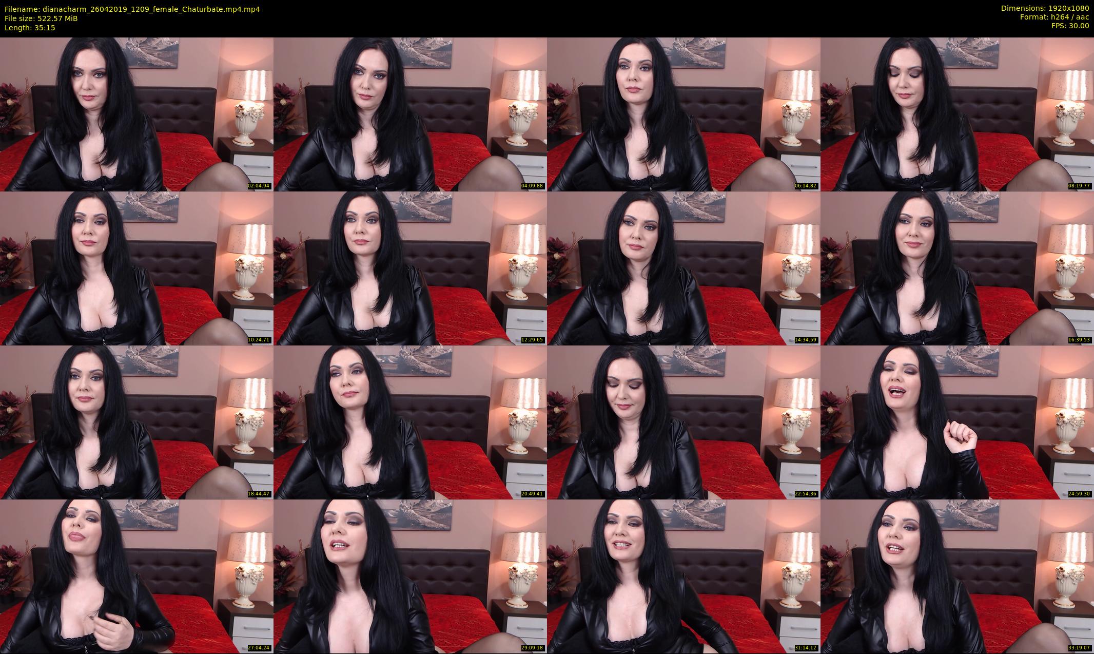 dianacharm — 36 minute Chaturbate female cam show recording, 1080p, Apr 26, 2019